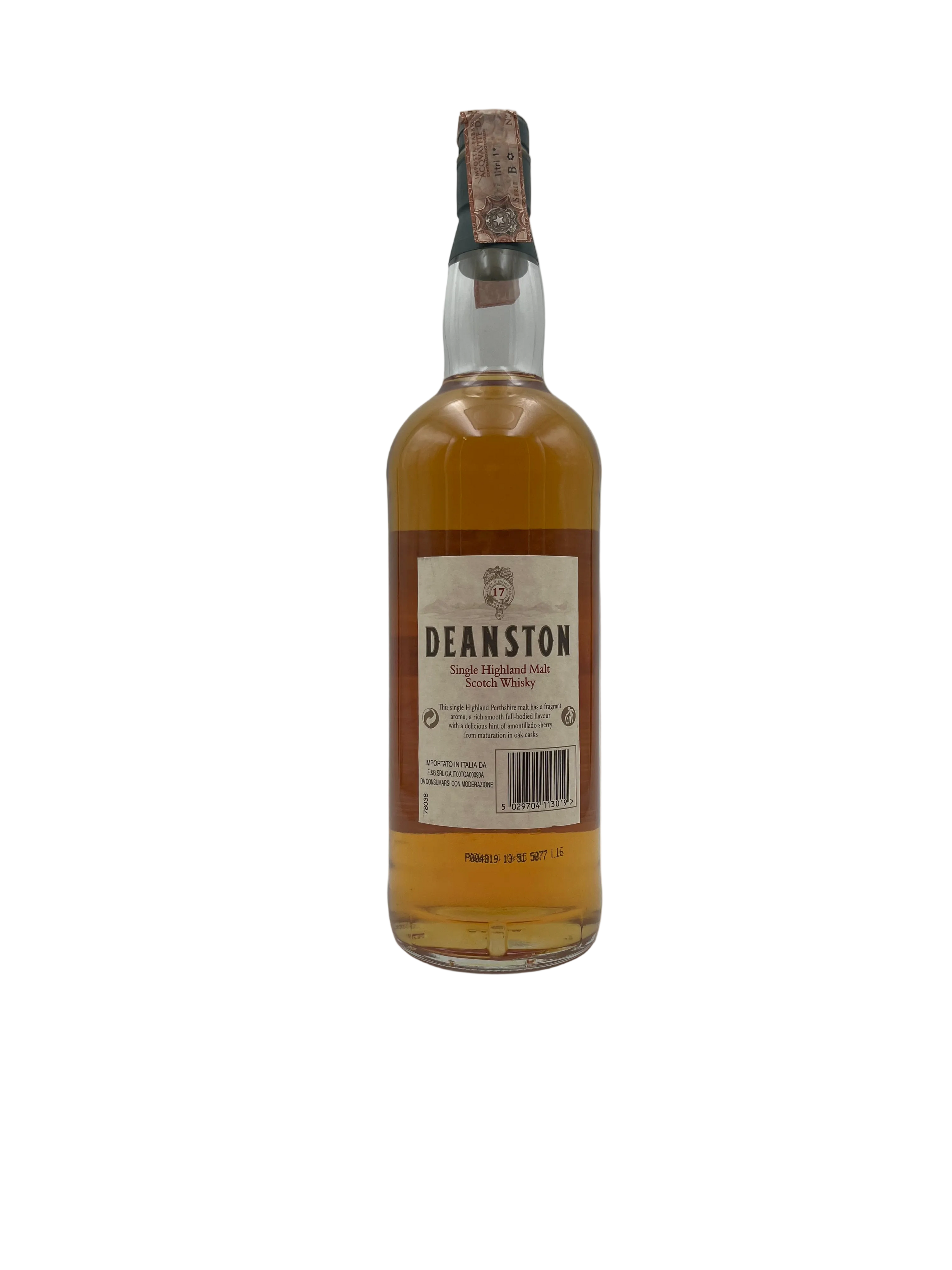 Deanston - 17 YO Single Highland Malt Scotch Whisky - Anni '80s