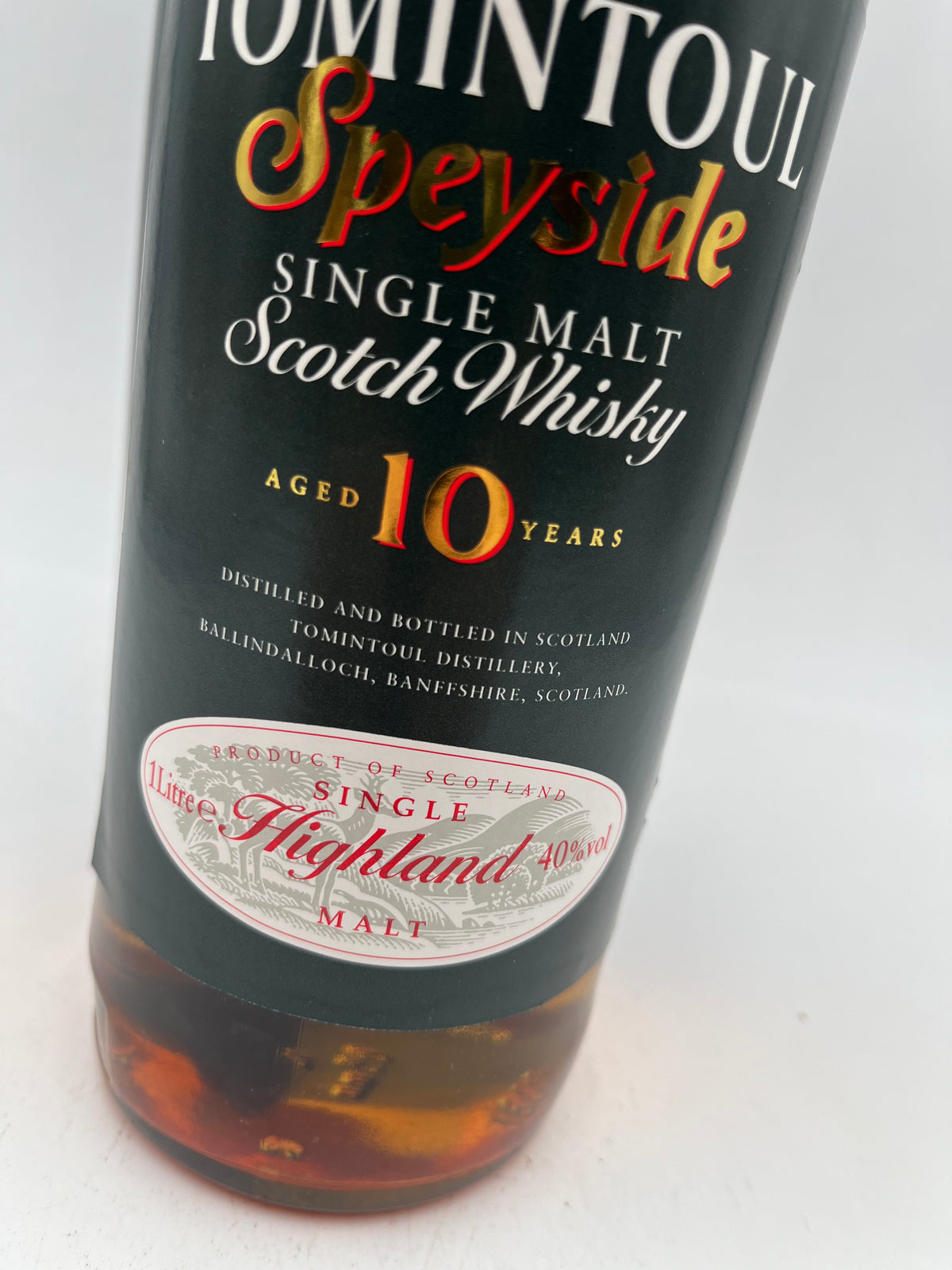 Tomintoul - 10 YO Speyside Single Malt Scotch Whisky - 2000s