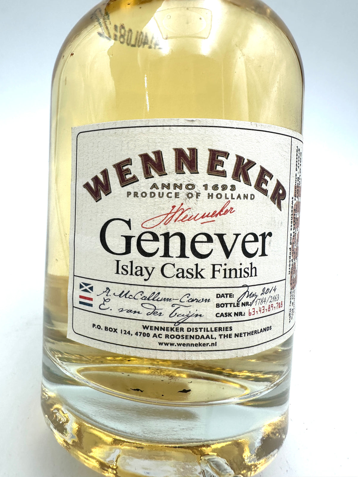 2014 - Wenneker - Genever Islay Cask Finish