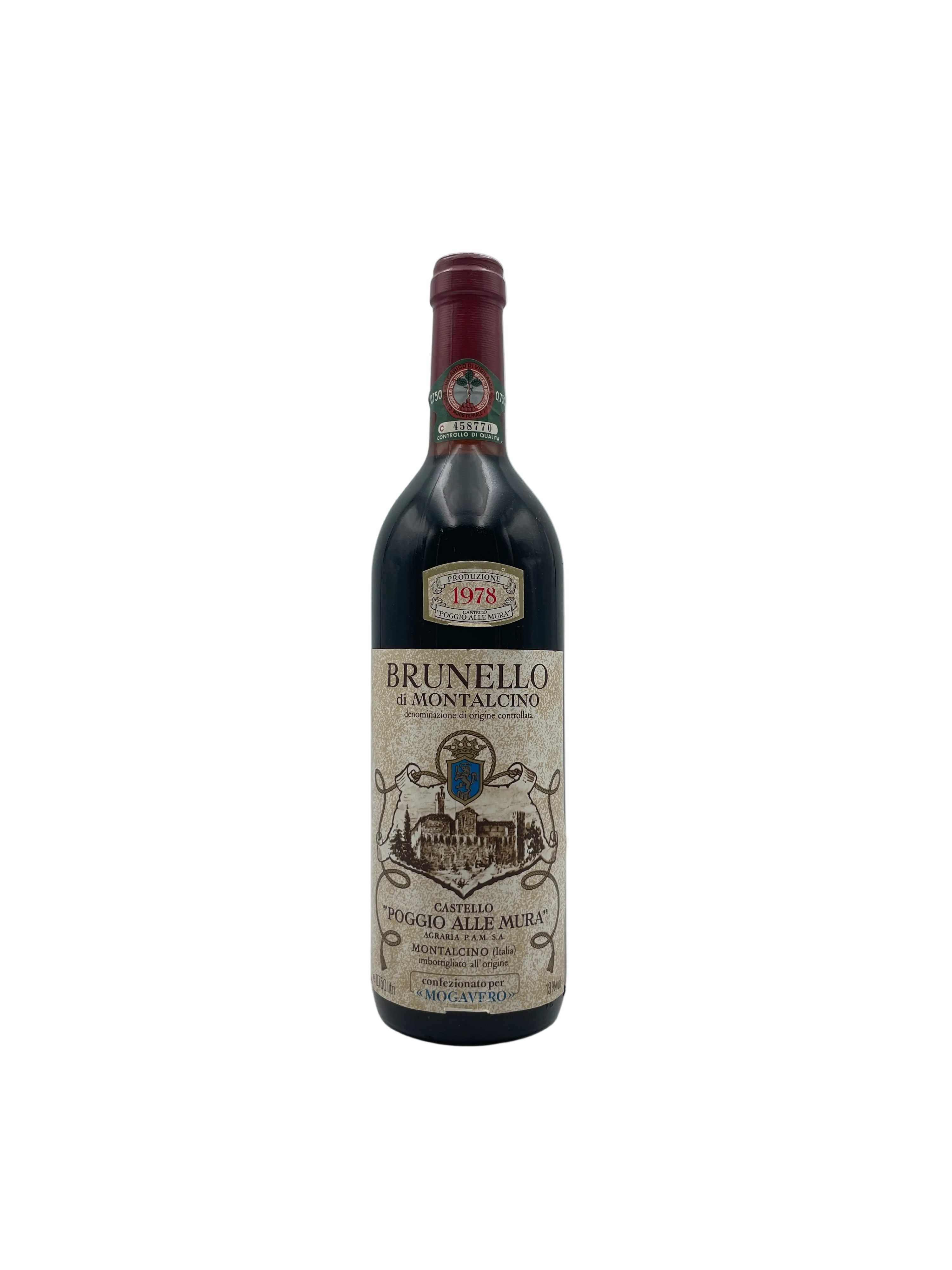 1978 - Castello Poggio Alle Mura - Brunello di Montalcino