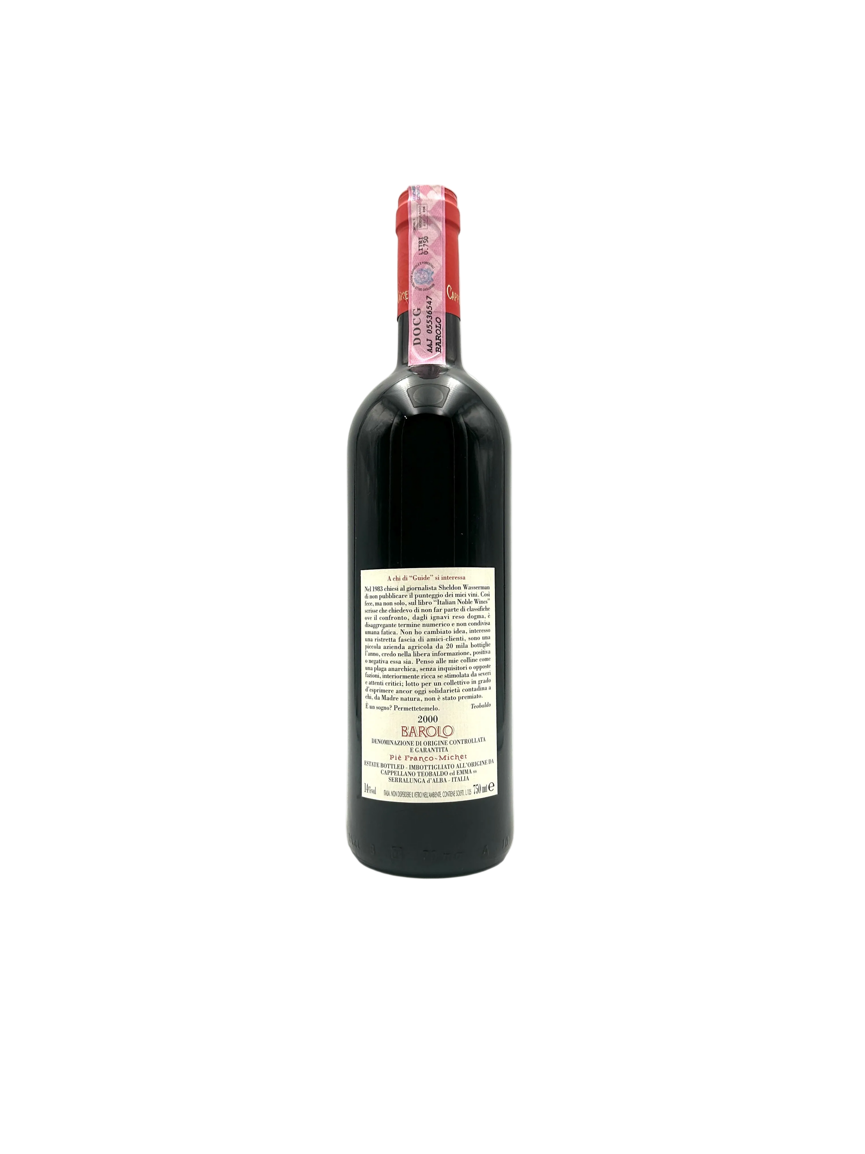2000 - Cappellano - Barolo Otin Fiorin Pié Franco