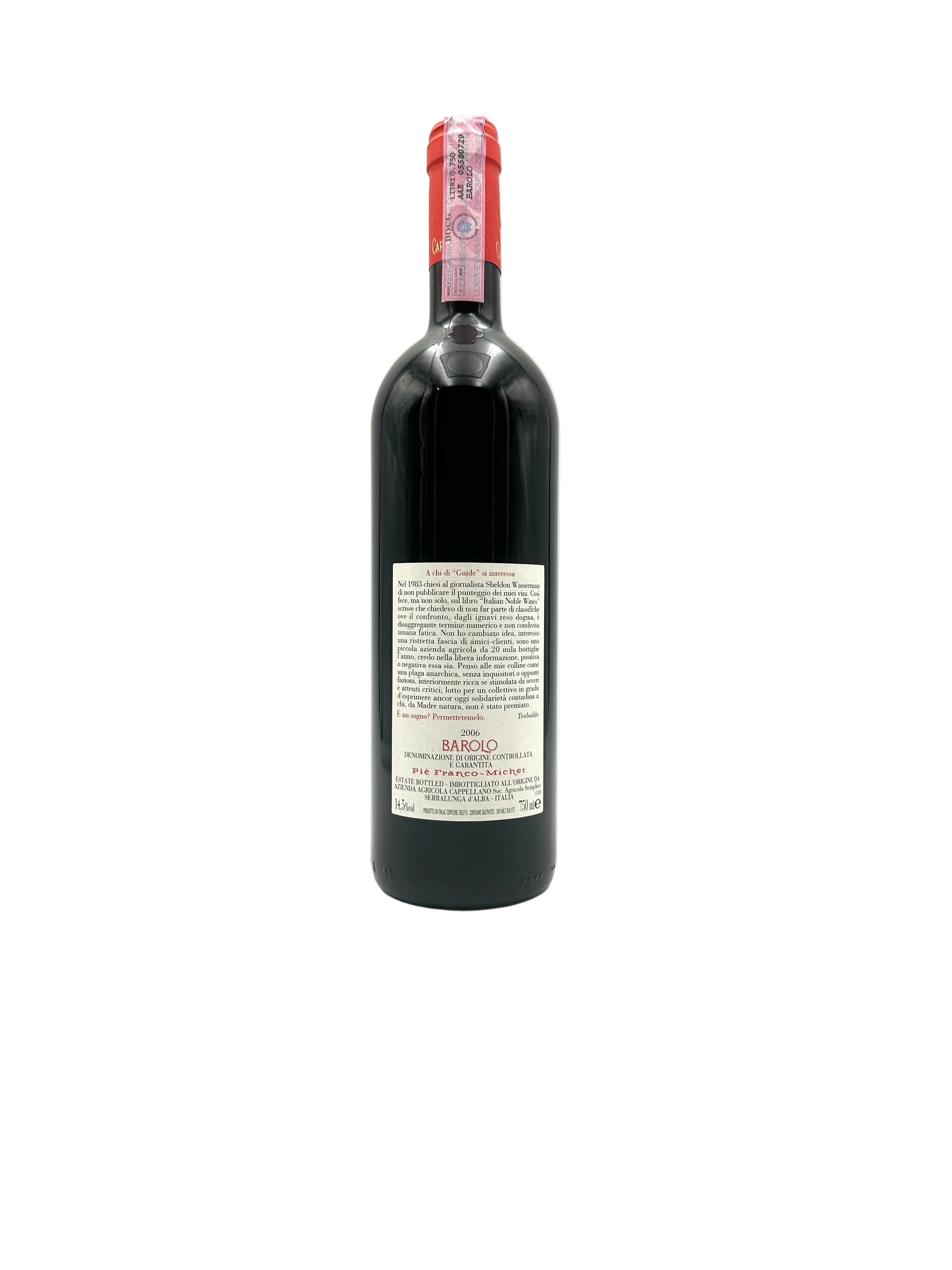 2006 - Cappellano - Barolo Otin Fiorin Pié Franco