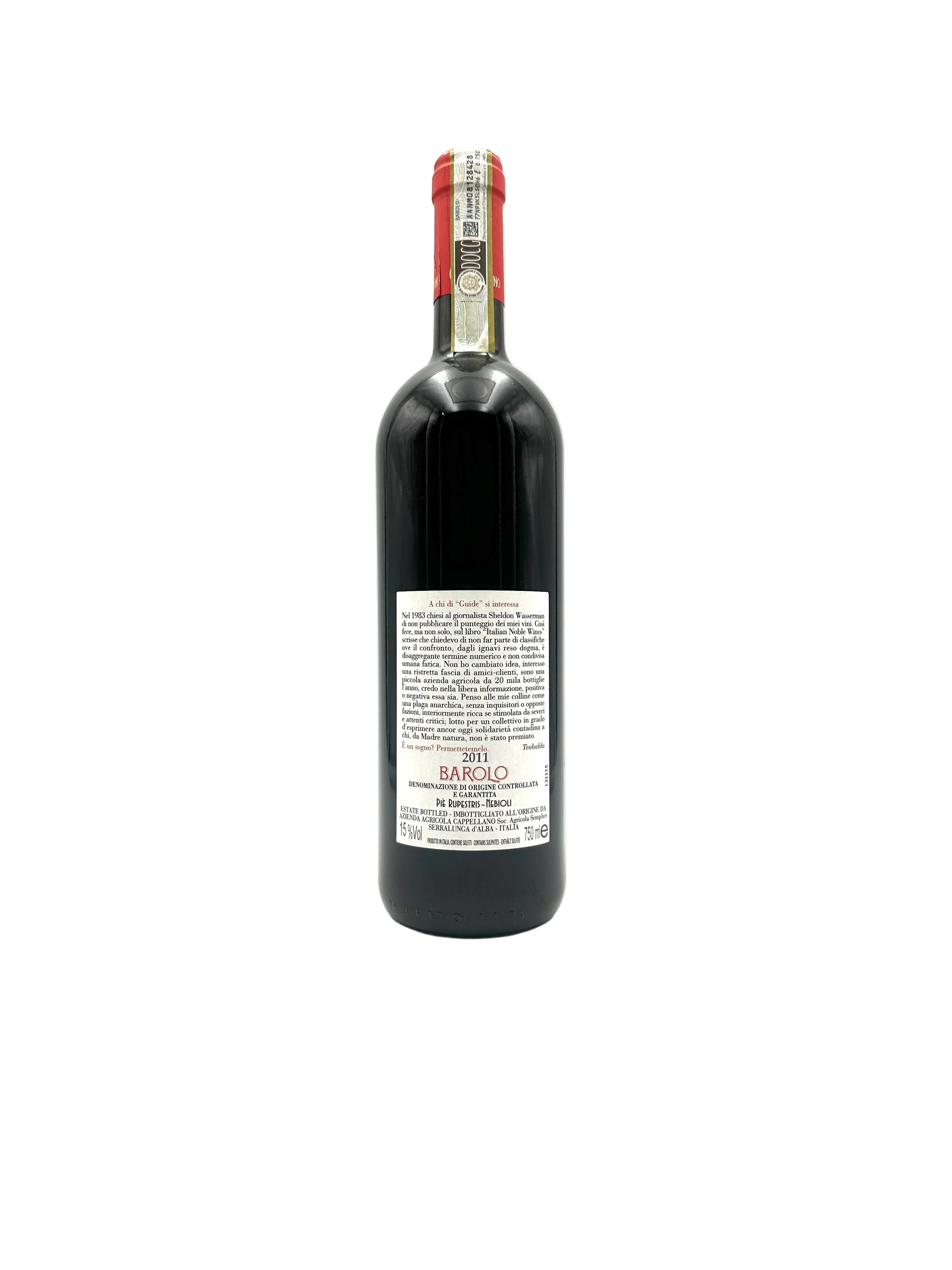 2011 - Cappellano - Barolo Otin Fiorin Pié Rupestris