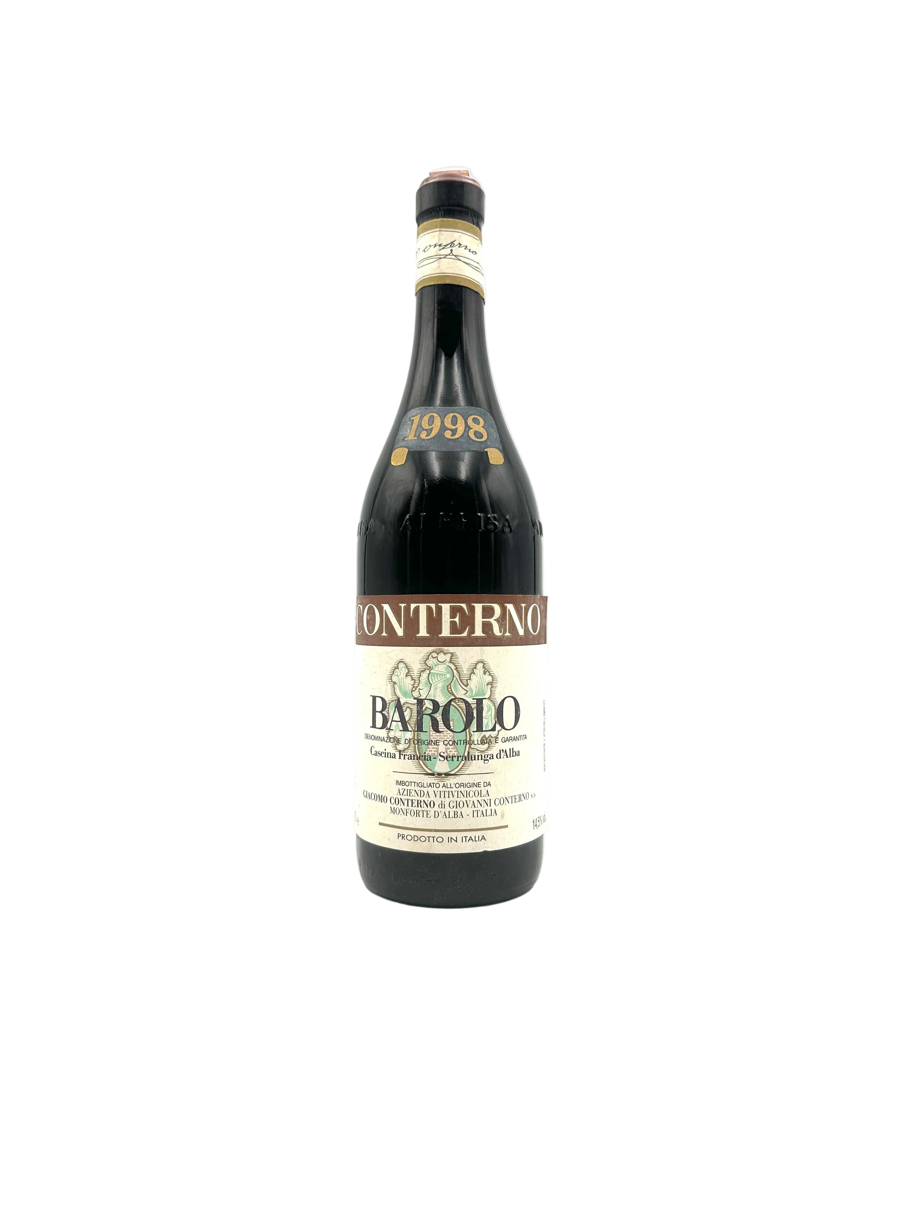 1998 - Giacomo Conterno - Barolo  Francia