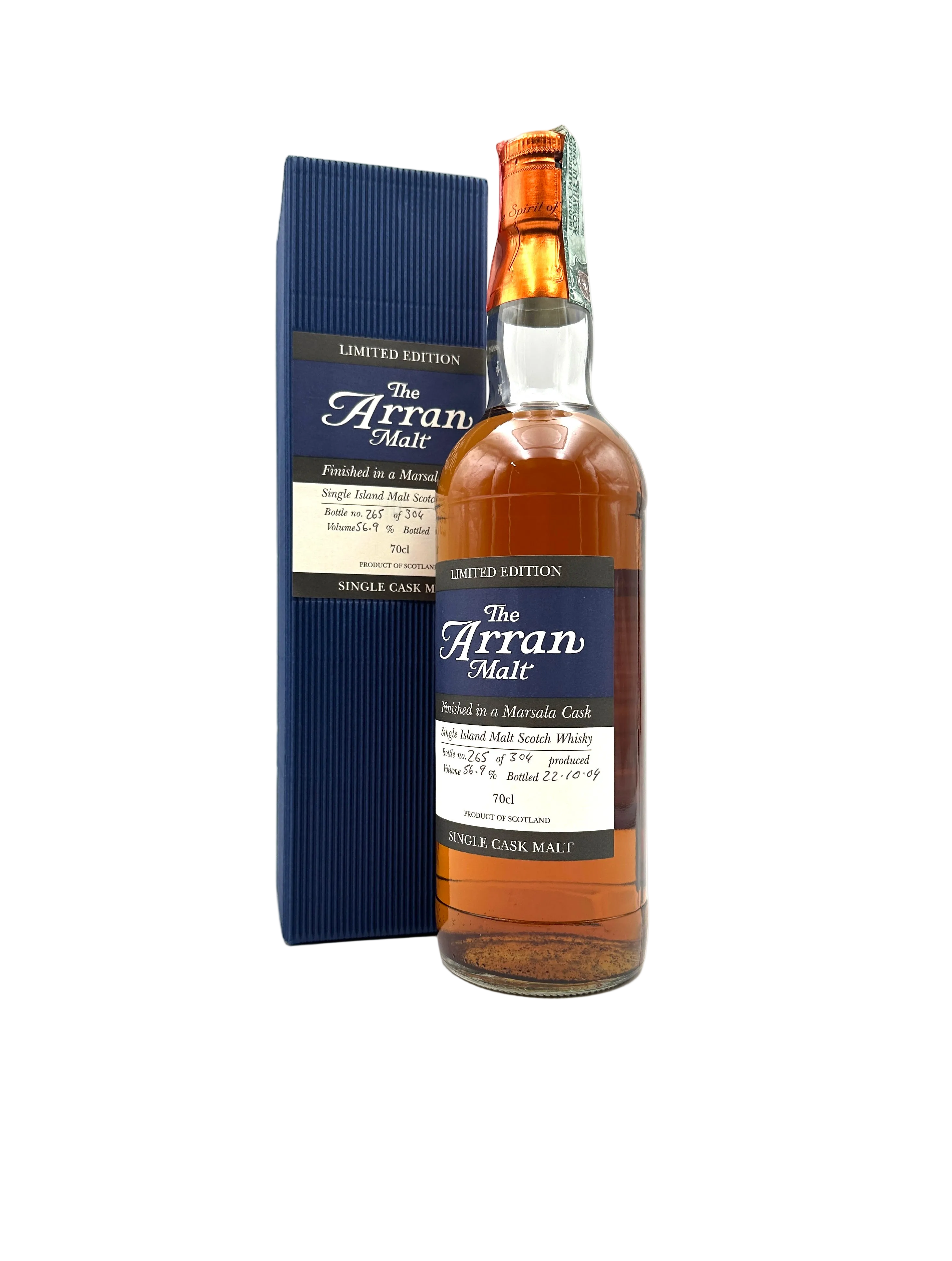 Arran Marsala Cask Single Island Malt Scotch Whisky - 0,7L 56,9% - Bottl. 2004