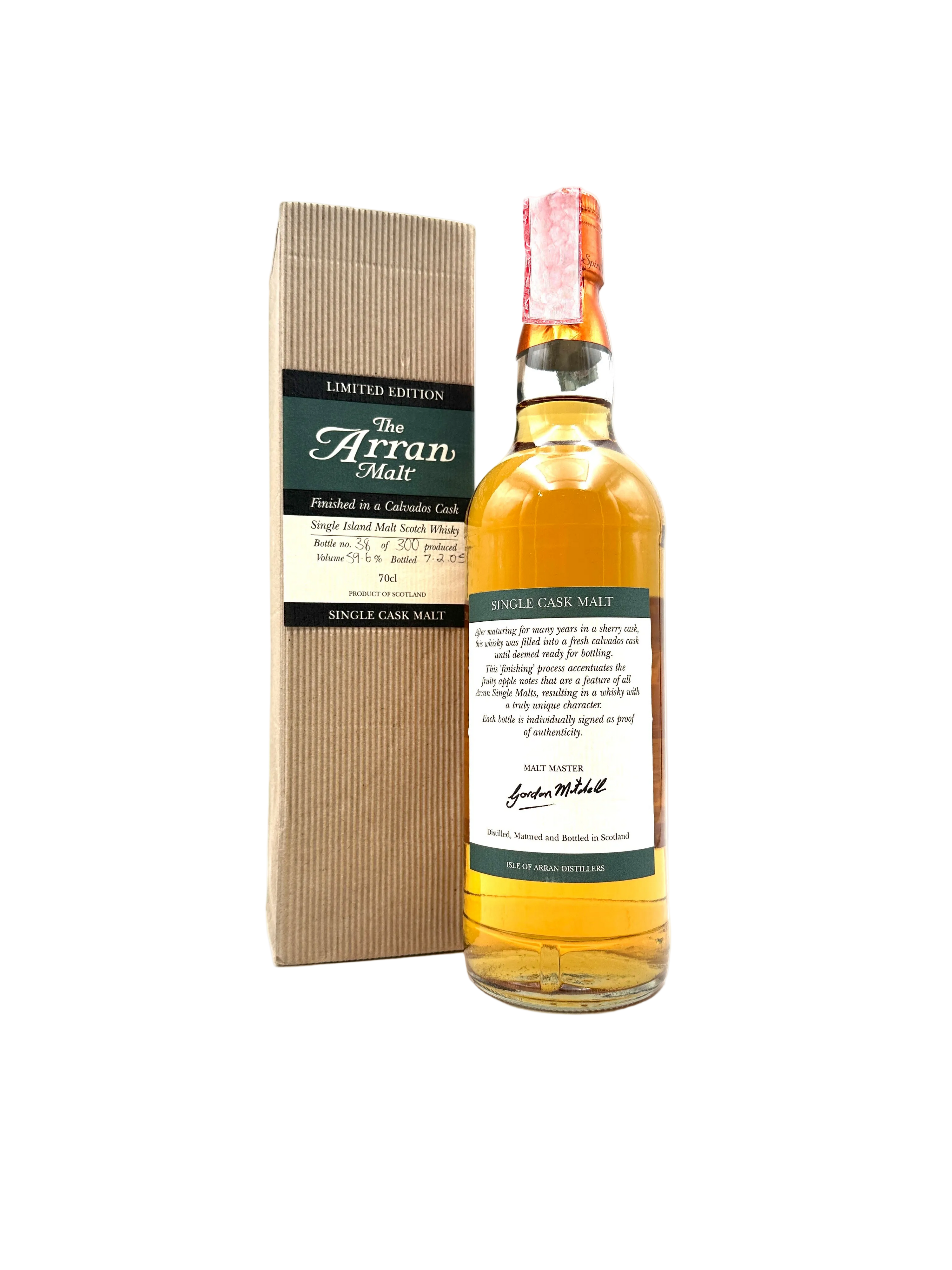 Arran Calvados Cask Single Island Malt Scotch Whisky - 0,7L 59,6% - Bottl. 2005