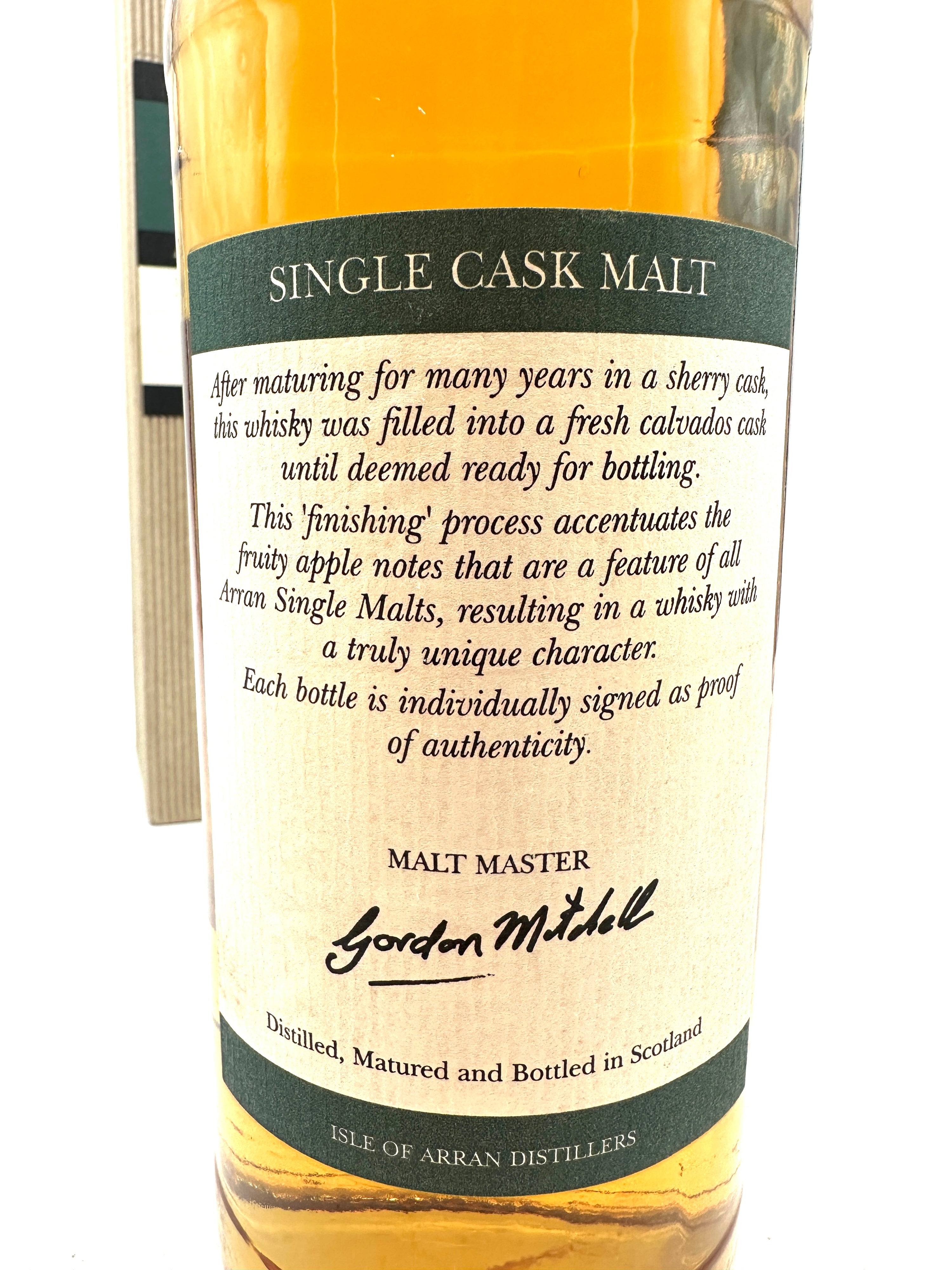 Bottle 2005 - Arran - Calvados Cask Single Island Malt Scotch Whisky