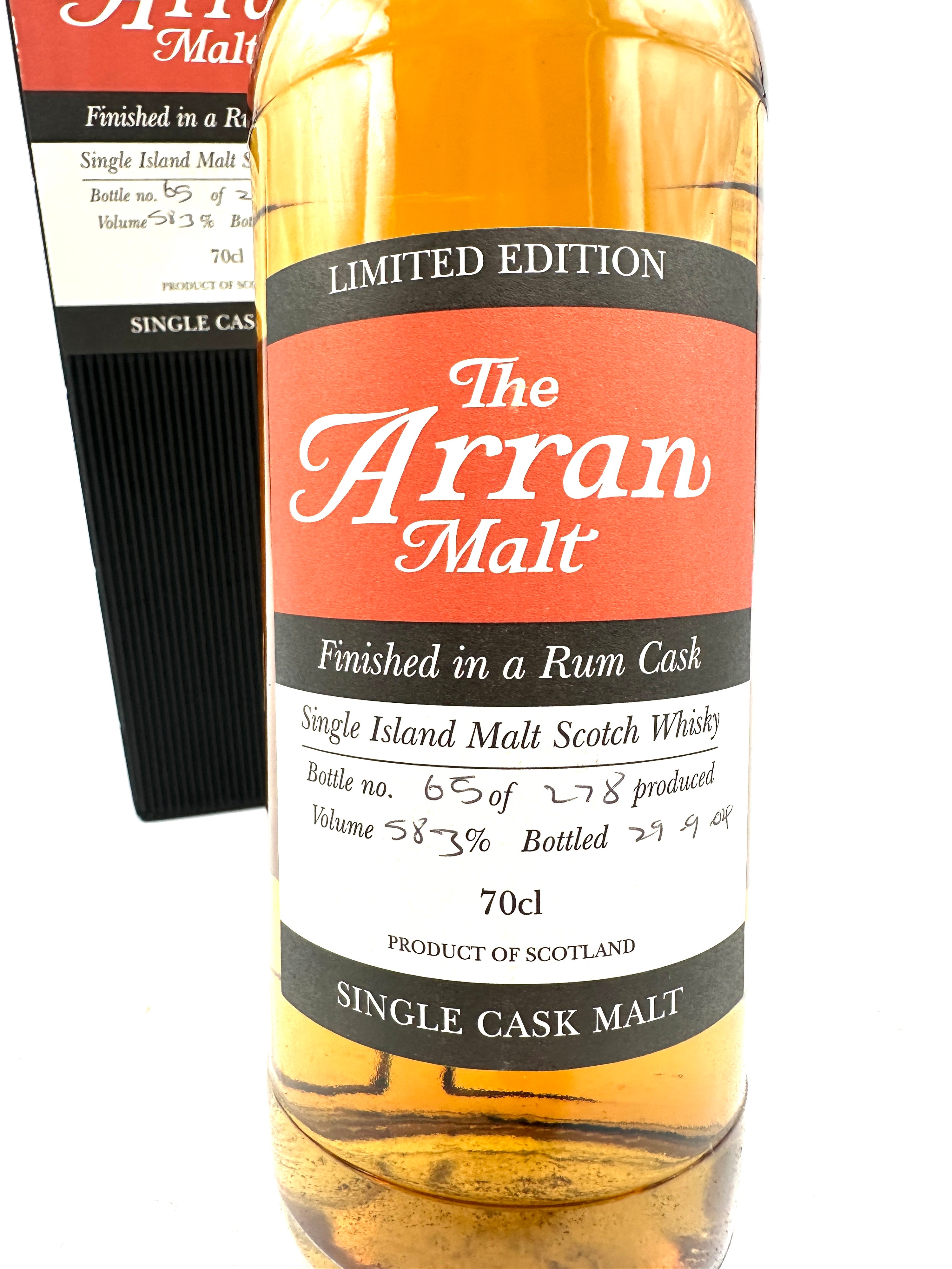 Bottle 2004 - Arran - Rum Cask Single Island Malt Scotch Whisky