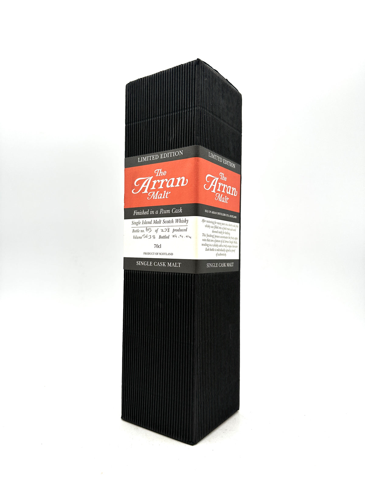 Bottle 2004 - Arran - Rum Cask Single Island Malt Scotch Whisky
