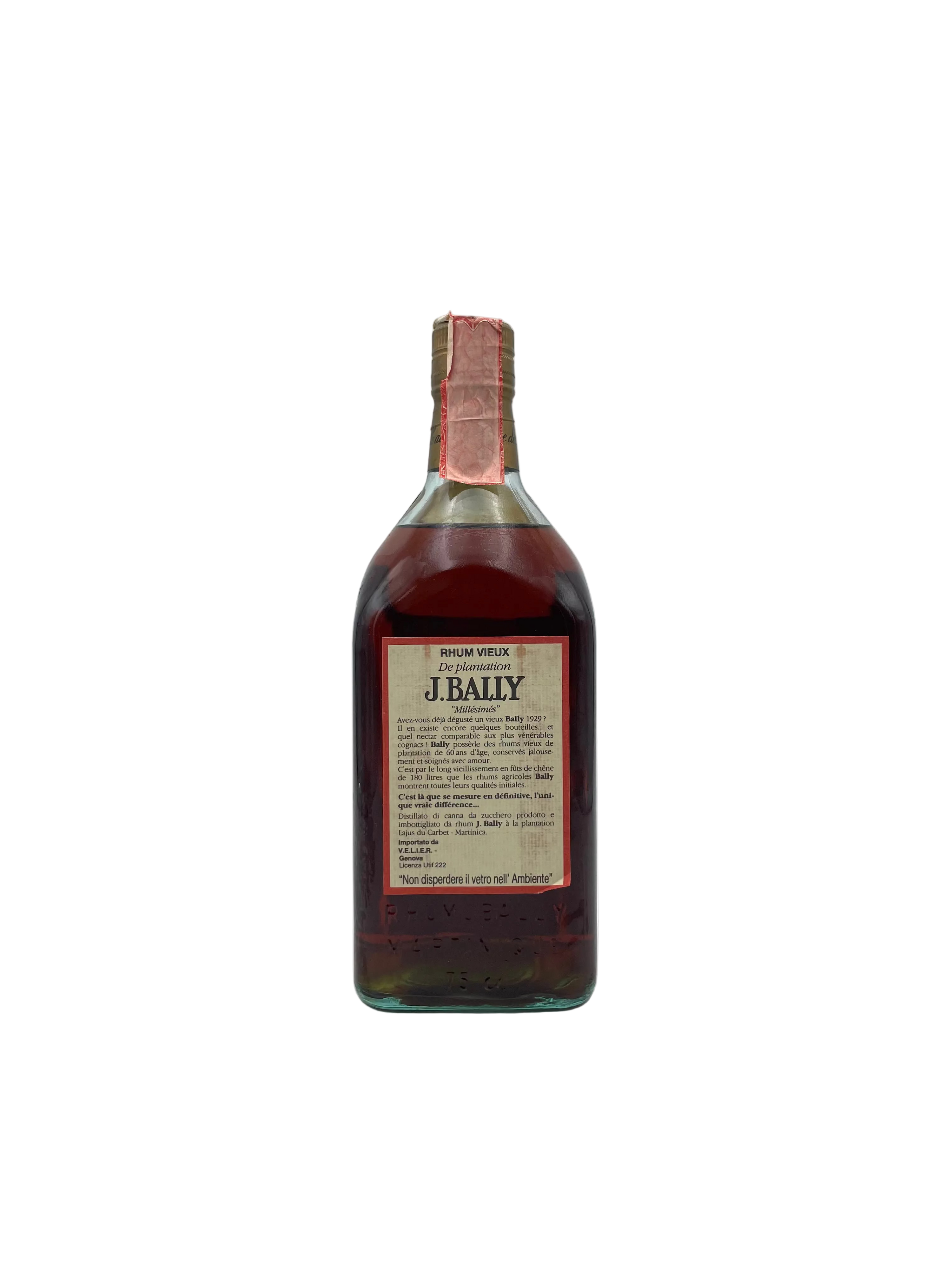 1985 - J. Rally - Rhum Vieux Martinique - Bottled 1991