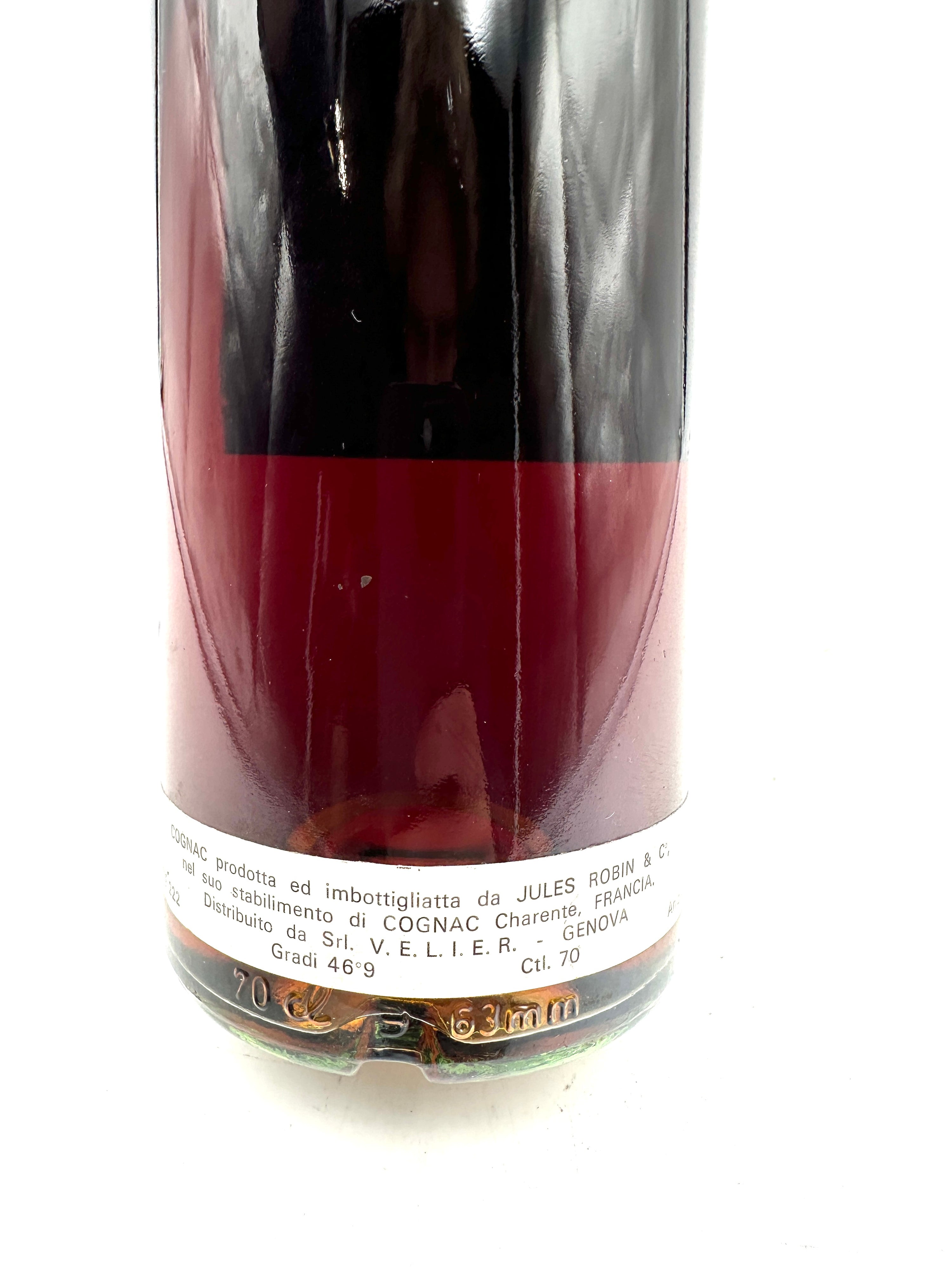 Jules Robin - Cognac Borderies Extra - 0.7L 46.9% - 1980s