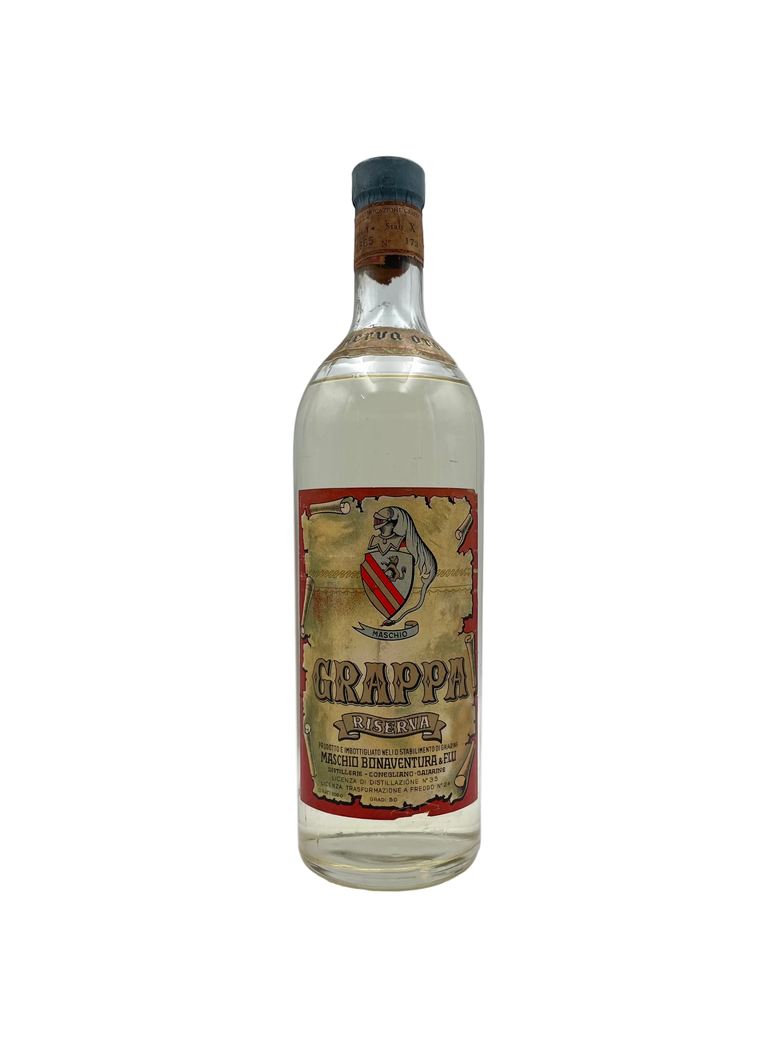 Bonaventura Maschio - Grappa Riserva - 1960s