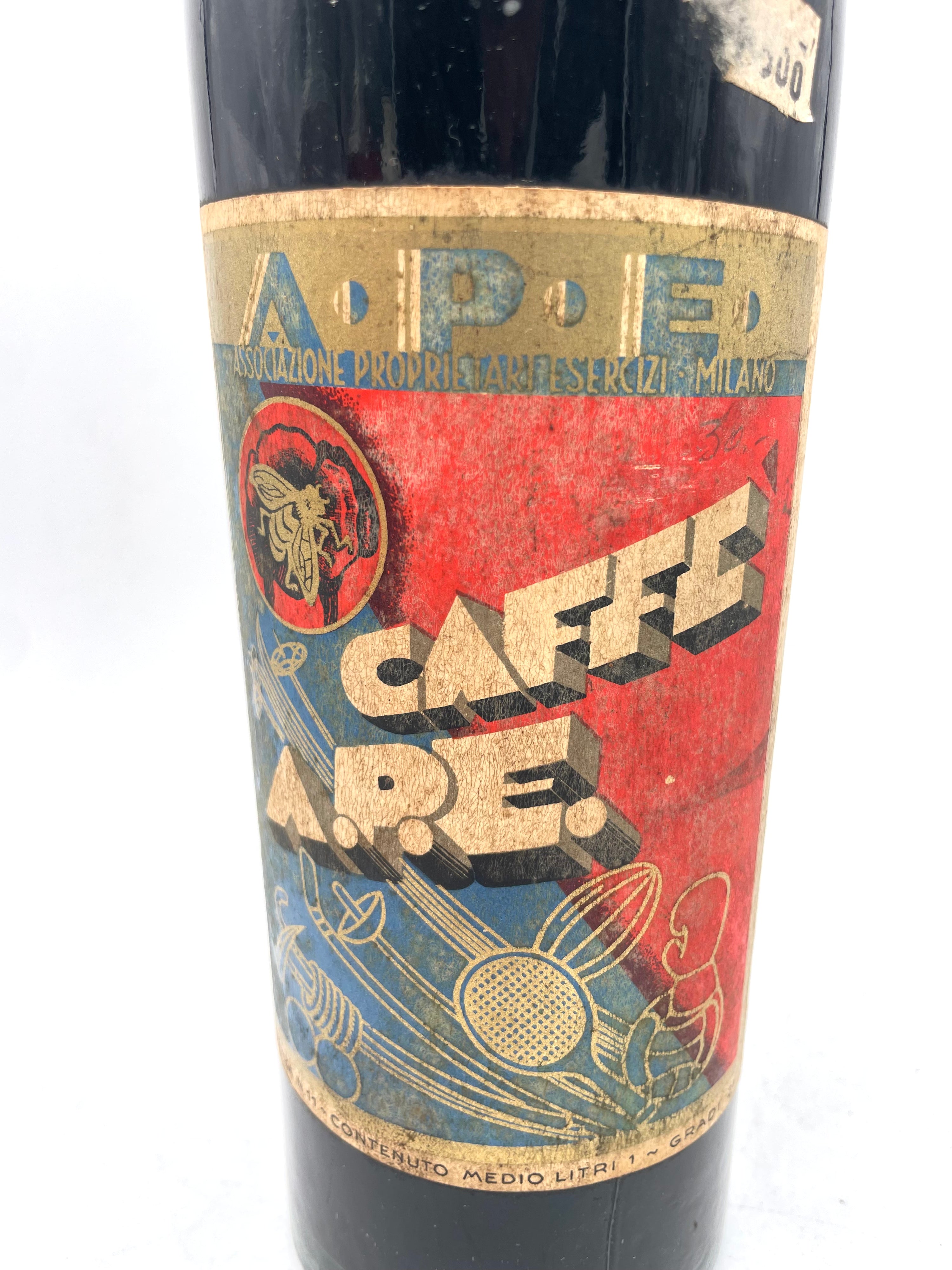 A.P.E. - Coffee Liqueur - Fascist Seal 1930s / 1940s