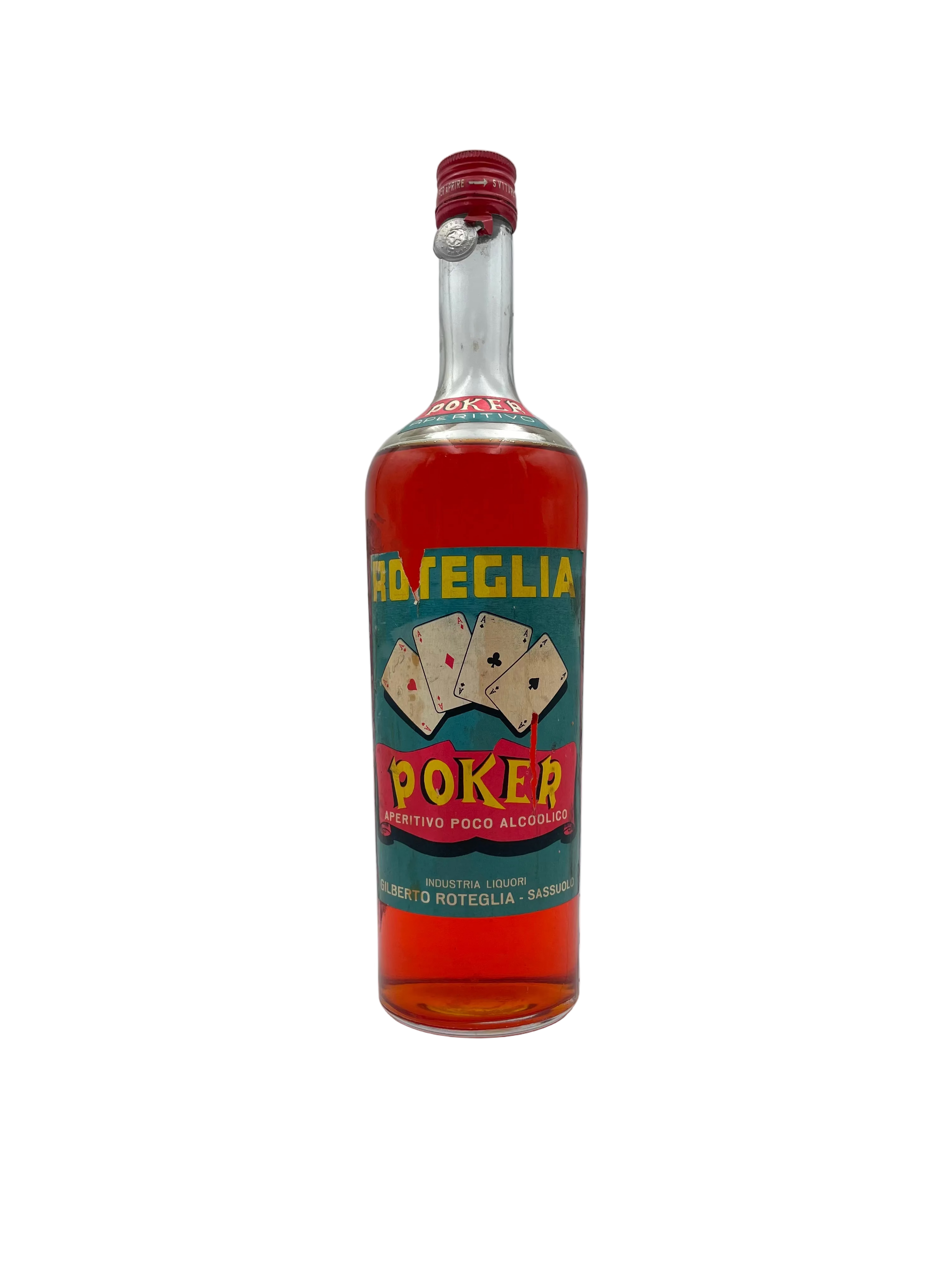 Roteglia - Poker - Aperitivo Poco Alcolico - Sigillo Stella Anni '50s
