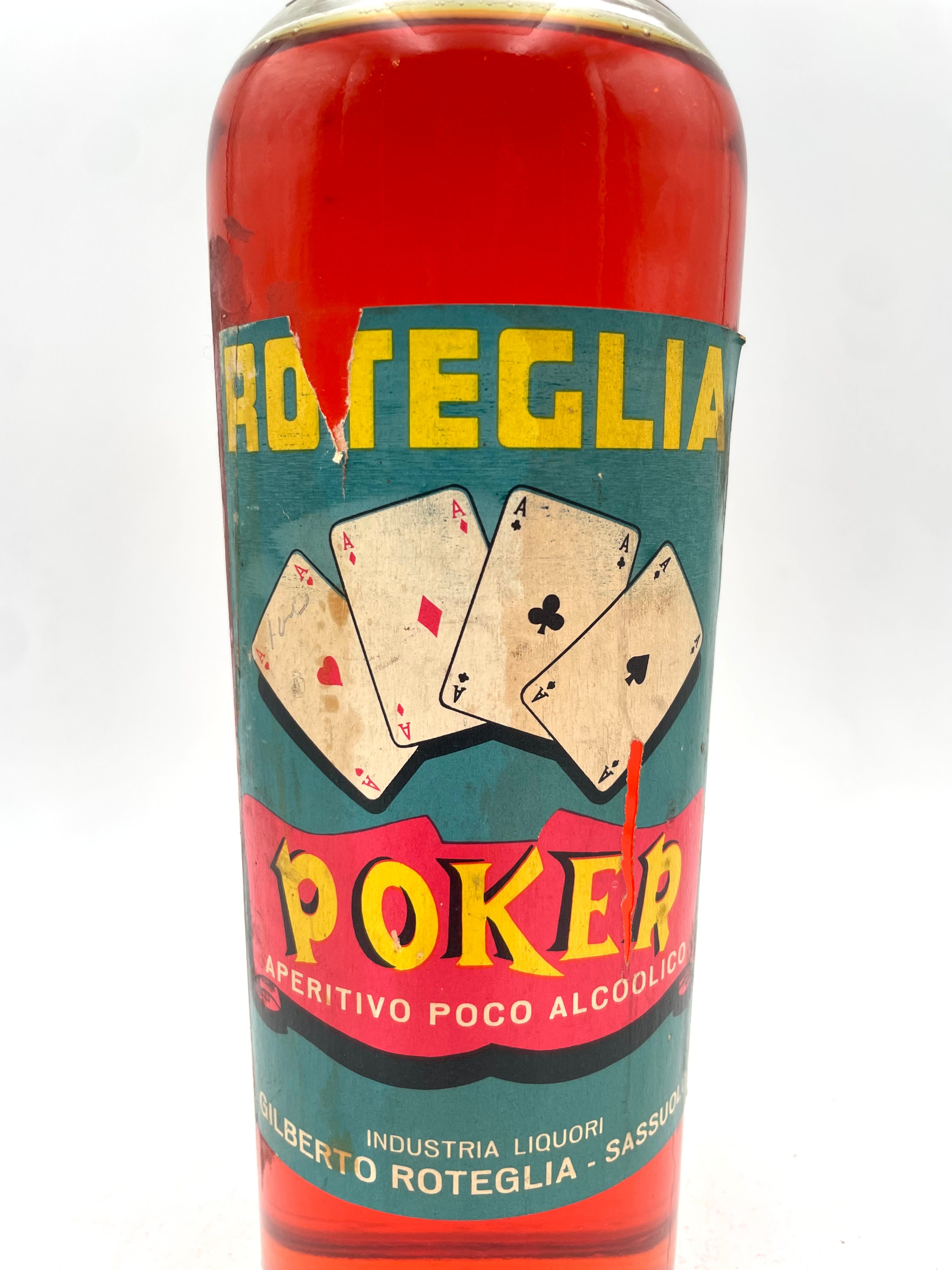 Roteglia - Poker - Low-Alcohol Aperitif - Stella Seal 1950s