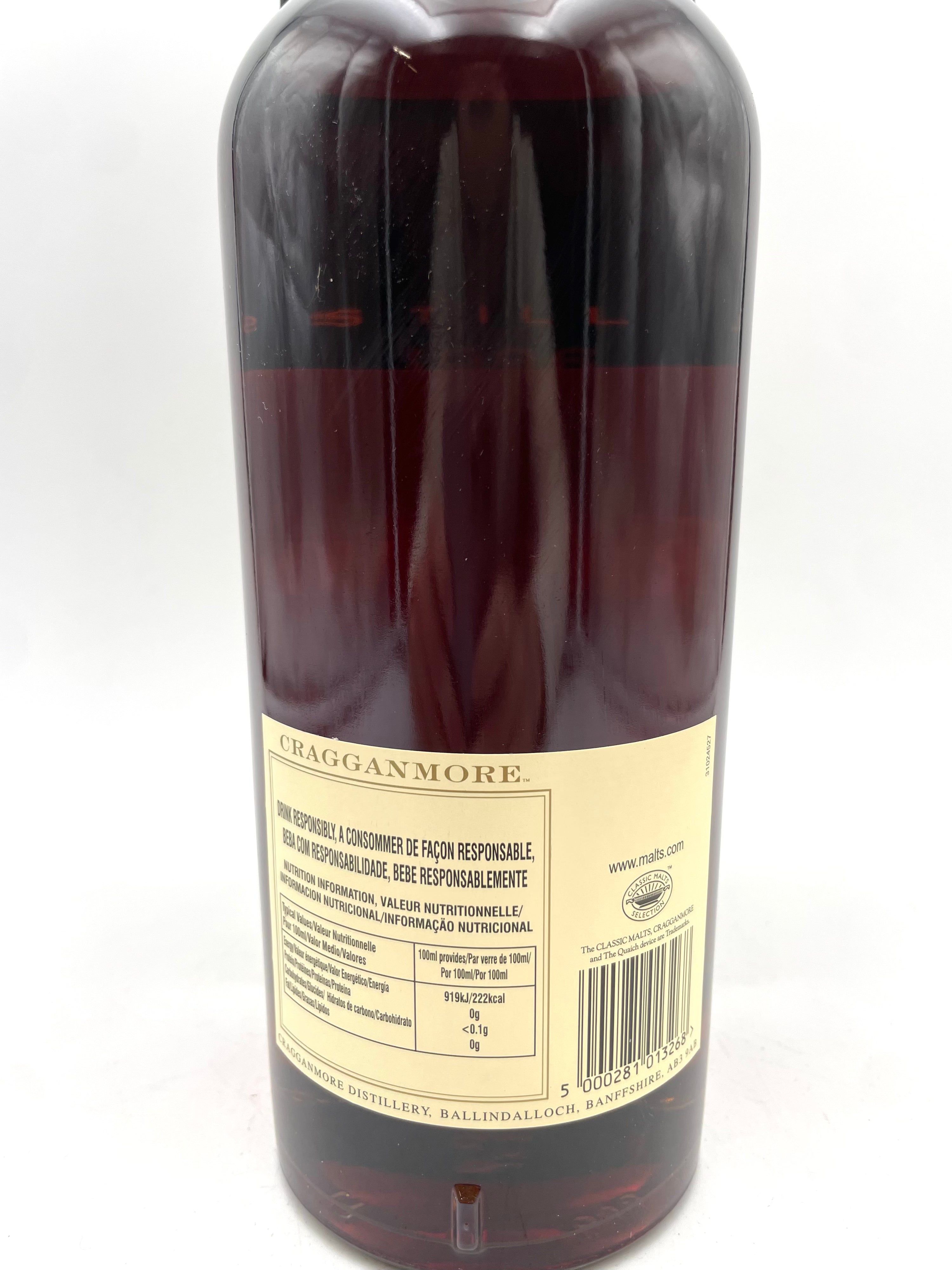 1996 - Cragganmore - Double Matured Single Speyside Scotch Whisky - Bottled in 2008