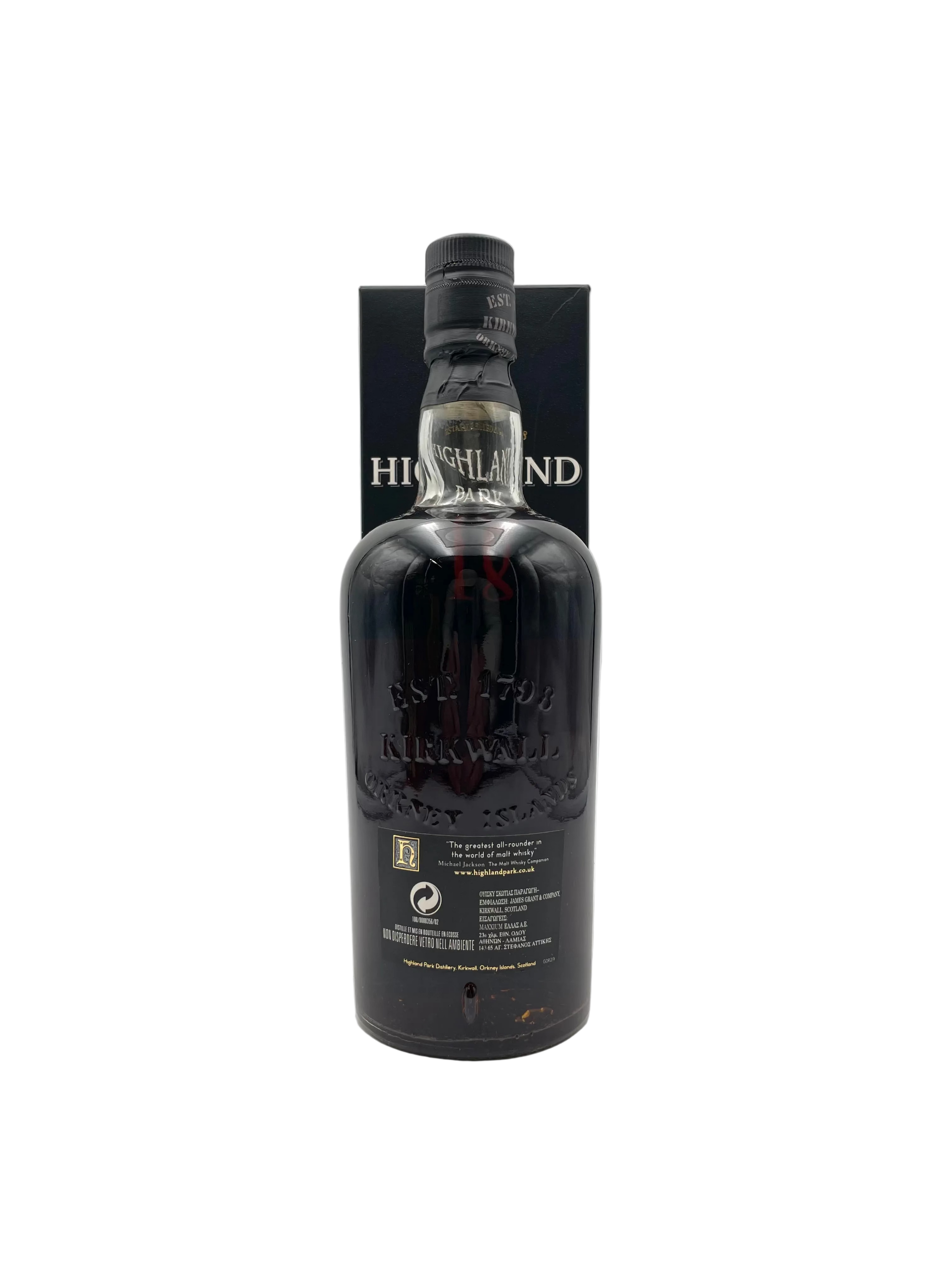 Highland Park - 18 YO Single Malt Scotch Whisky - Anni '00s