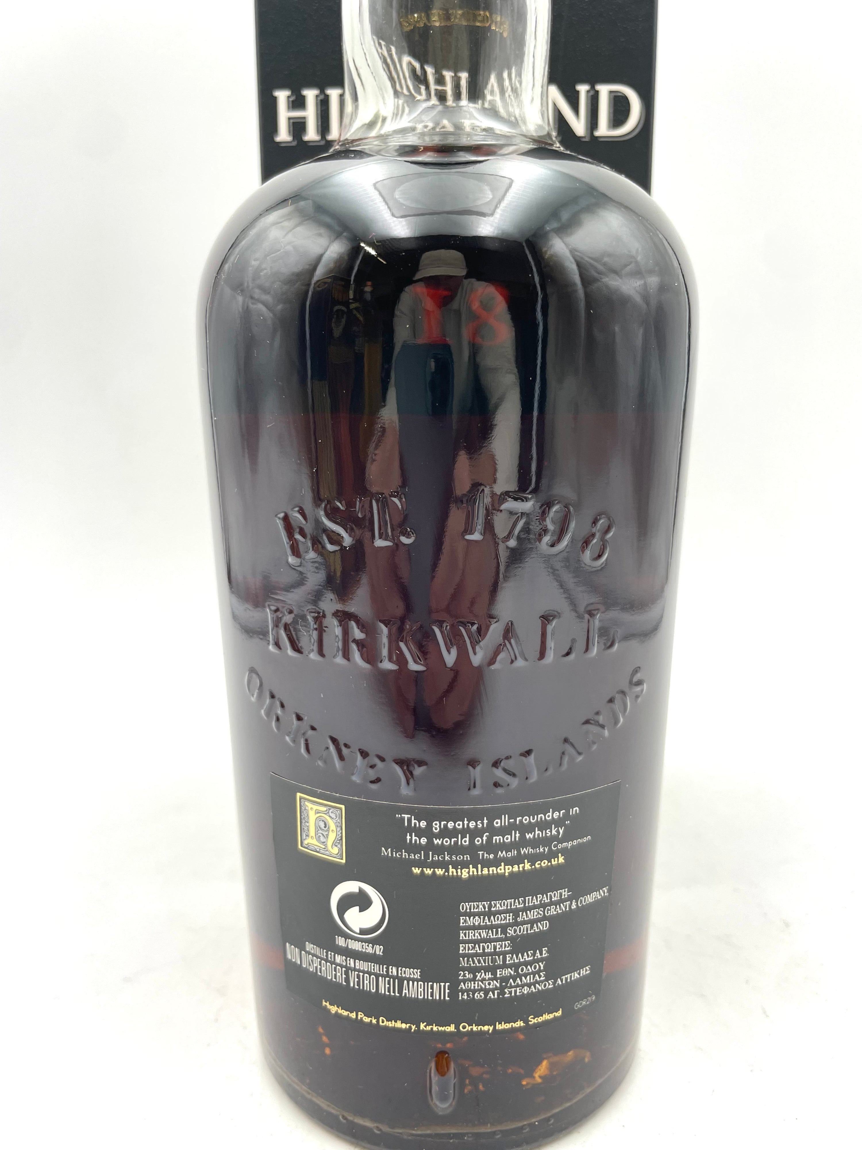 Highland Park - 18 YO Single Malt Scotch Whisky - 2000s