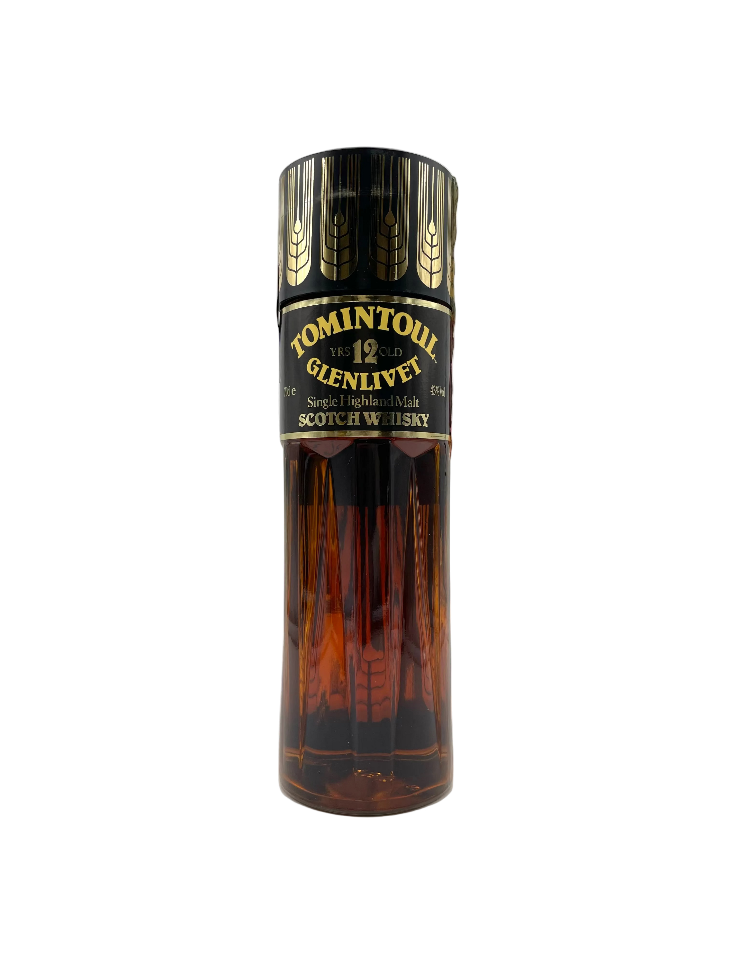 Tomintoul Glenlivet - 12 YO Single Highland Malt Scotch Whisky - Anni '90s