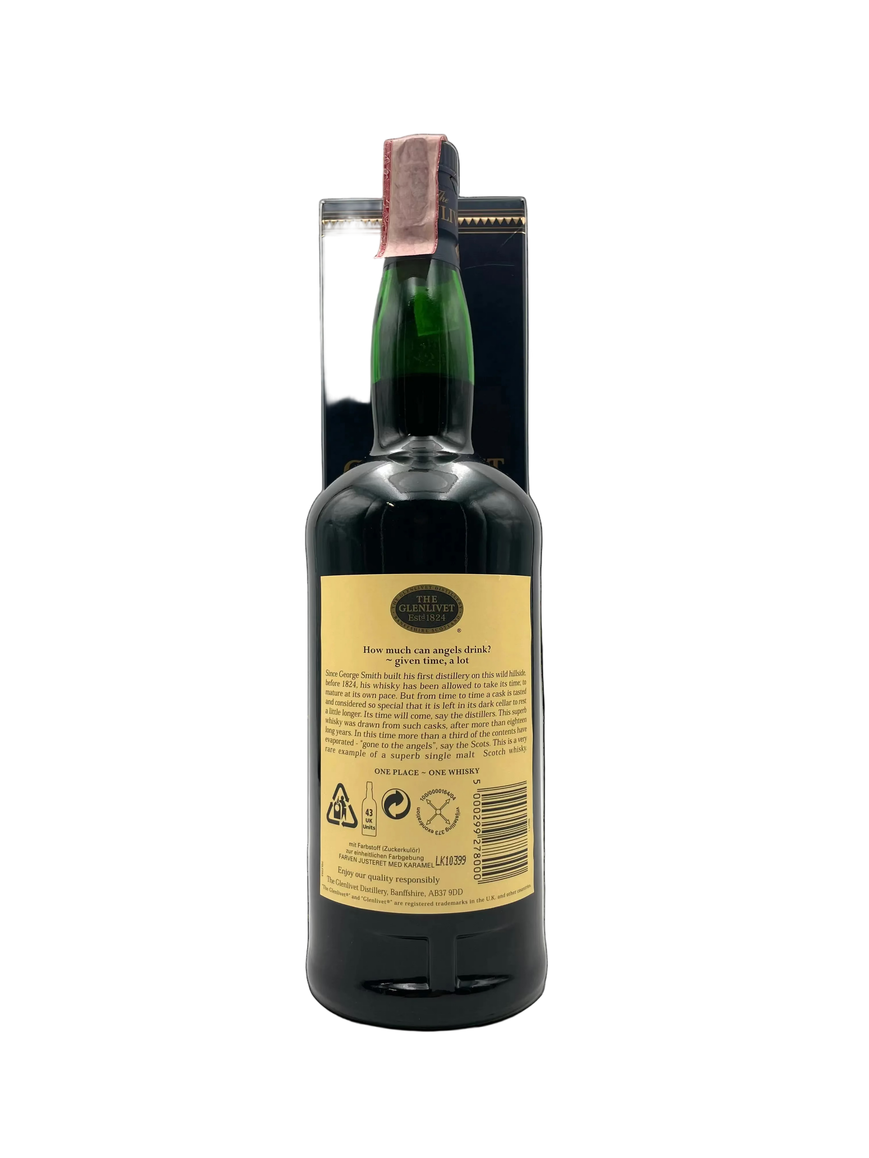 The Glenlivet - 18 YO Pure Single Malt Scotch Whisky - Anni '80s