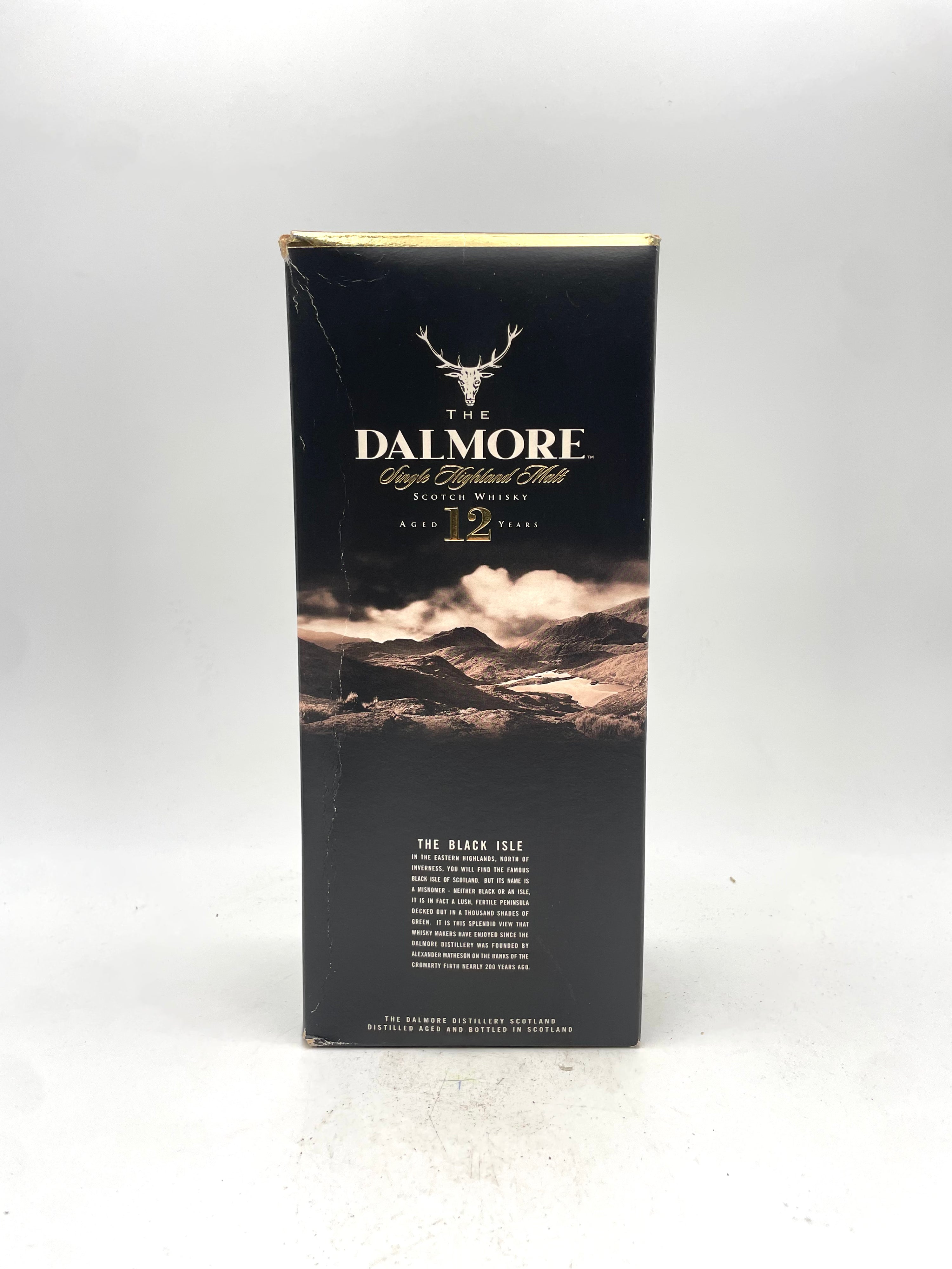 Dalmore - 12 YO The Black Isle Single Highland Malt Scotch Whisky - 1980s