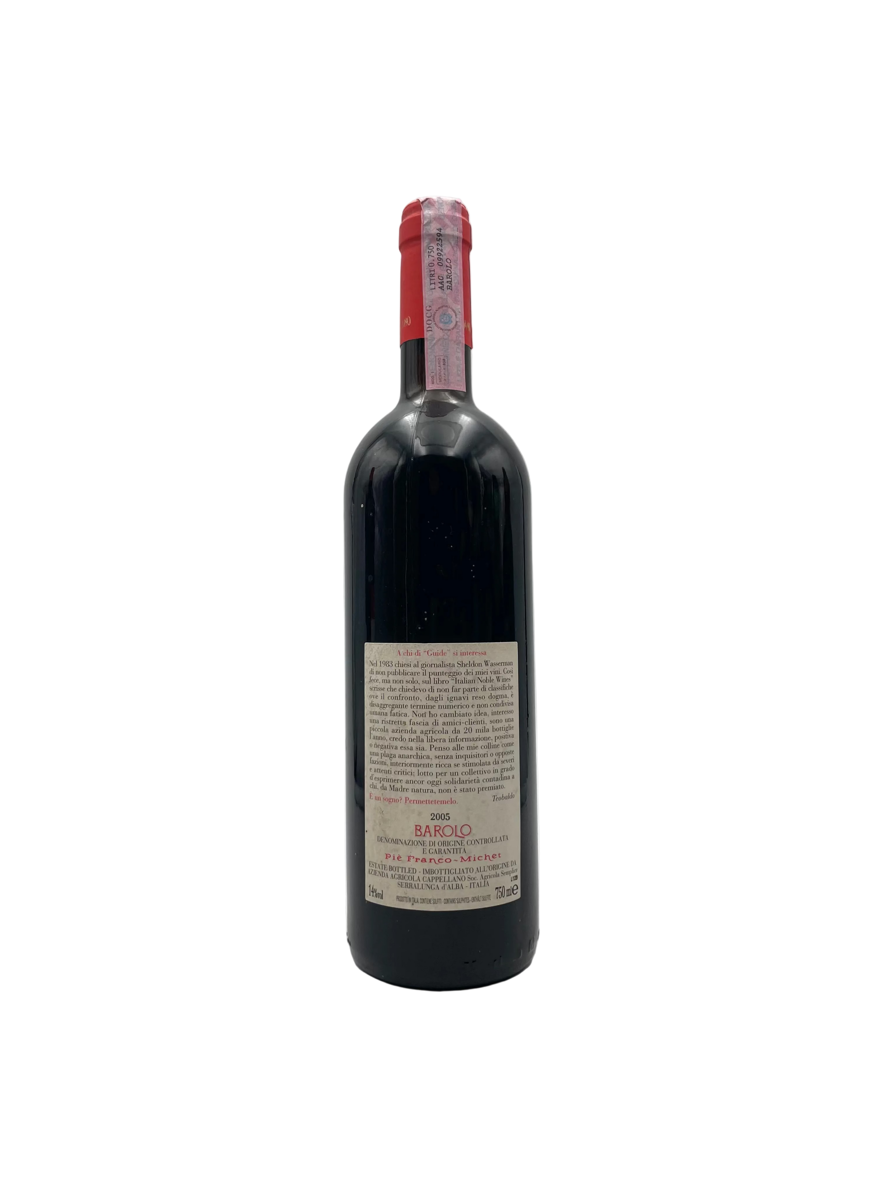 2005 - Cappellano - Barolo Otin Fiorin Piè Franco