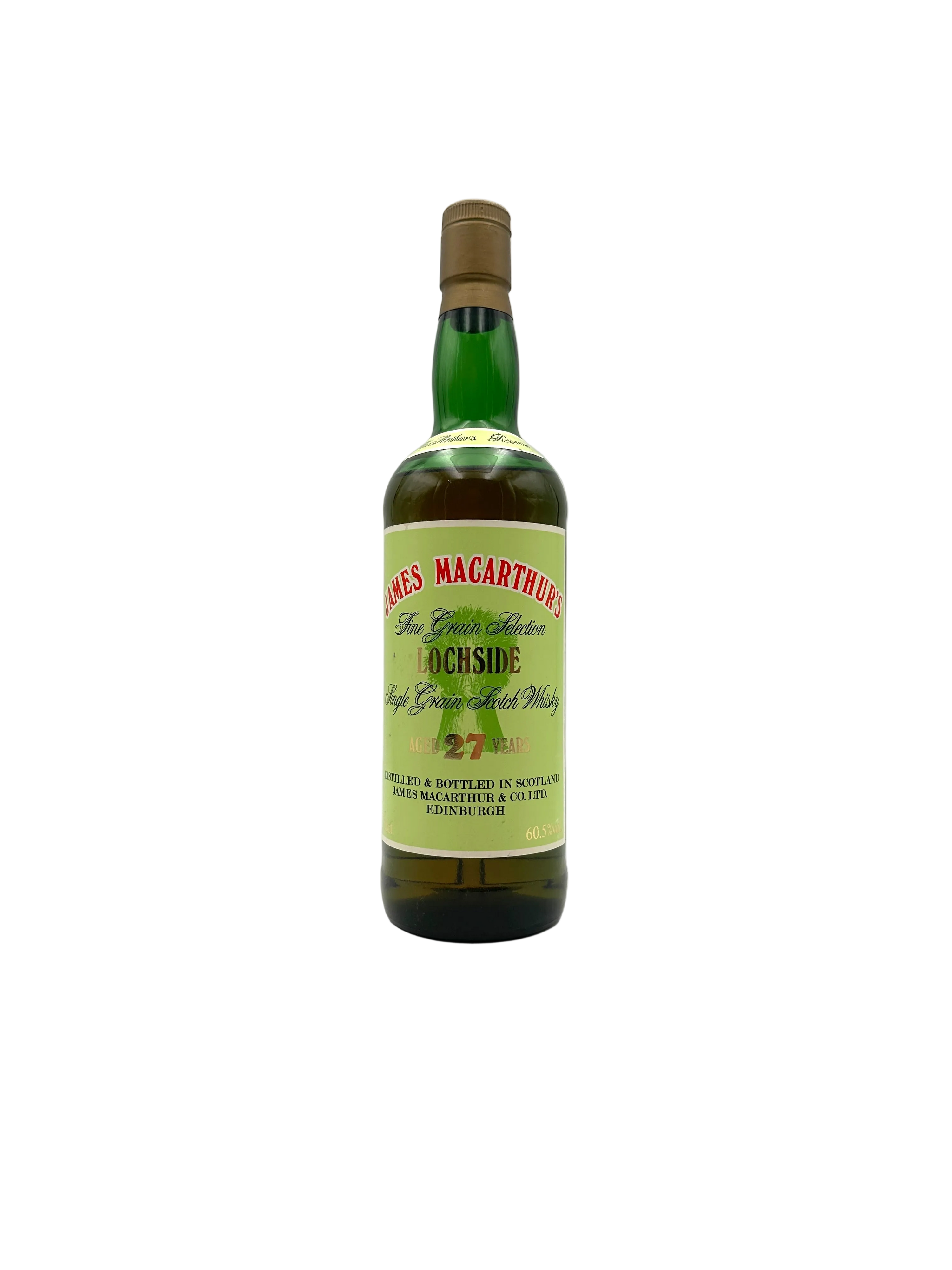 Lochside - 27 Years Old Single Grain Scotch Whisky - James MacArthur - 0,75L 60,5%