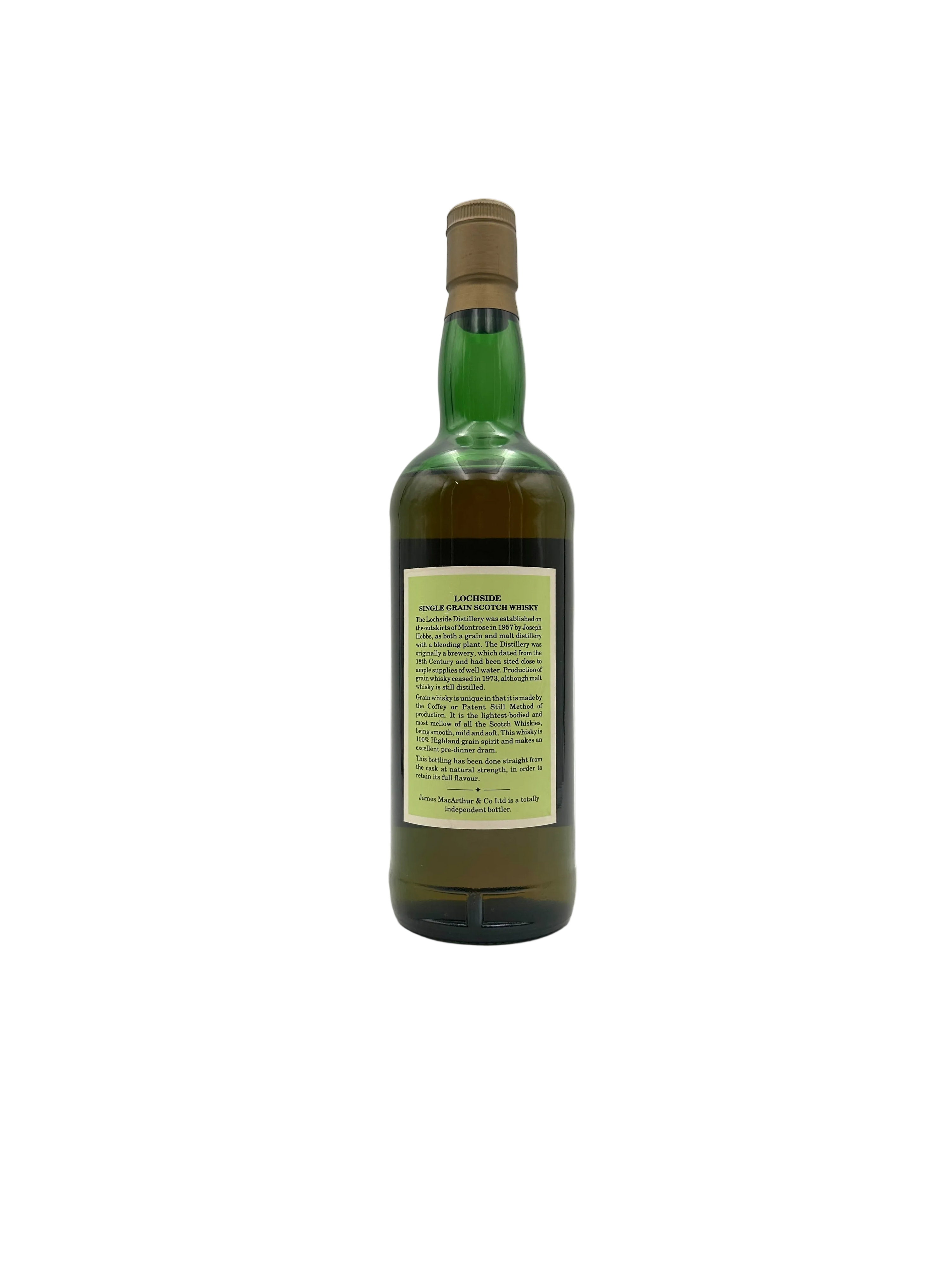 Lochside - 27 Years Old Single Grain Scotch Whisky - James MacArthur - 0,75L 60,5%