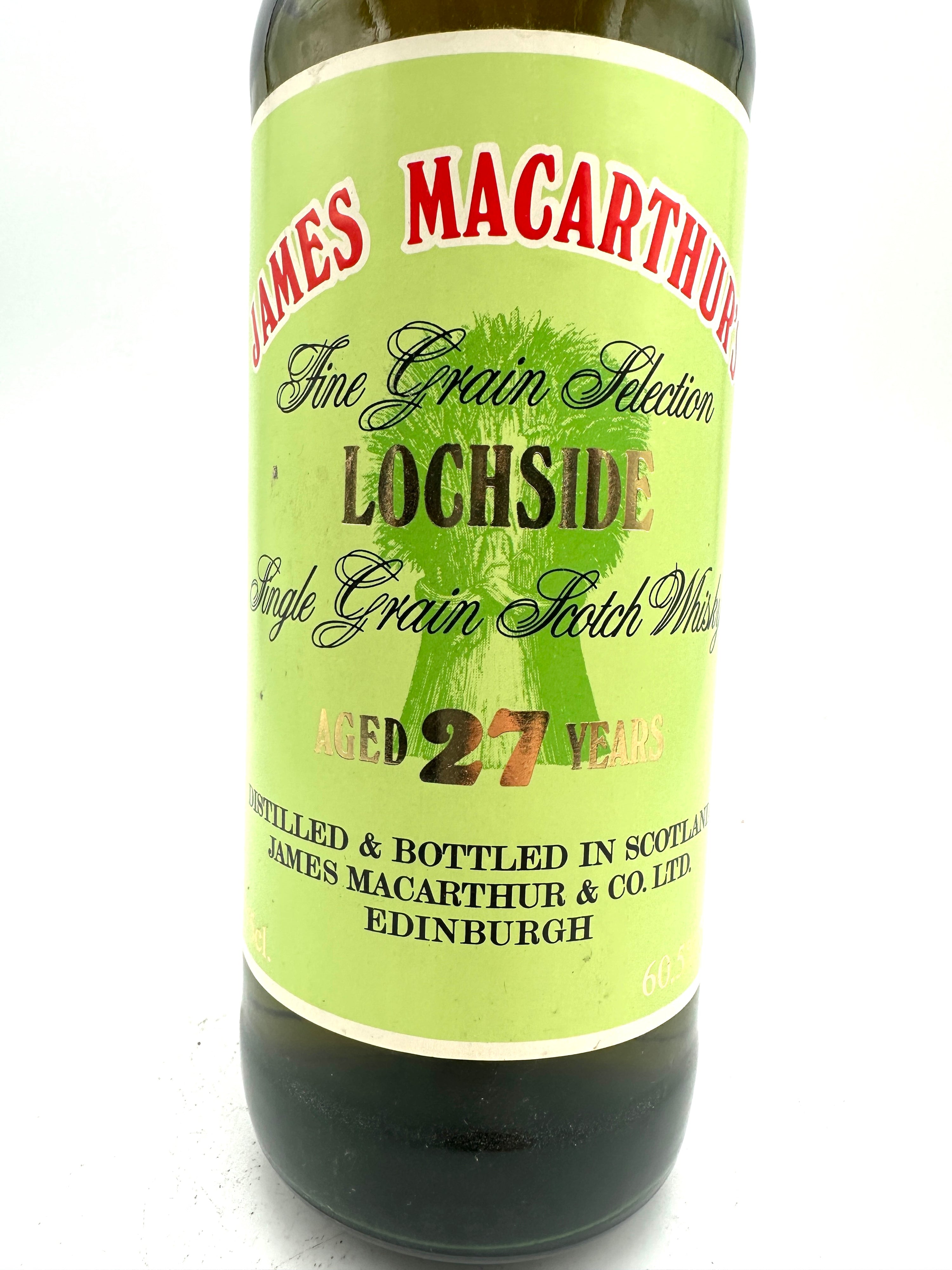 Lochside - 27 Years Old Single Grain Scotch Whisky - James MacArthur - 0.75L 60.5%