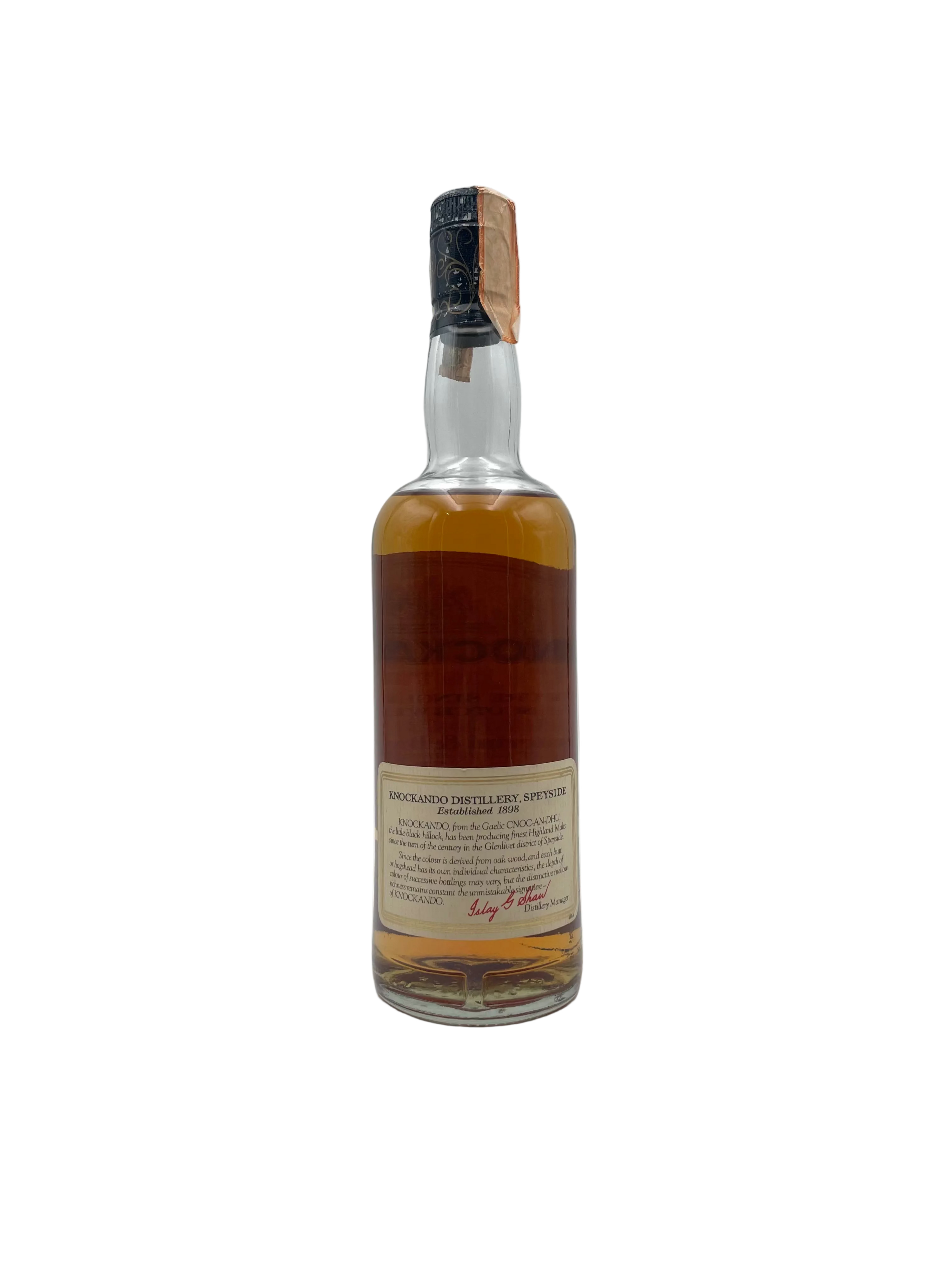 1972 - Knockando - 12 YO Pure Single Malt Scotch Whisky - Bottl. 1984