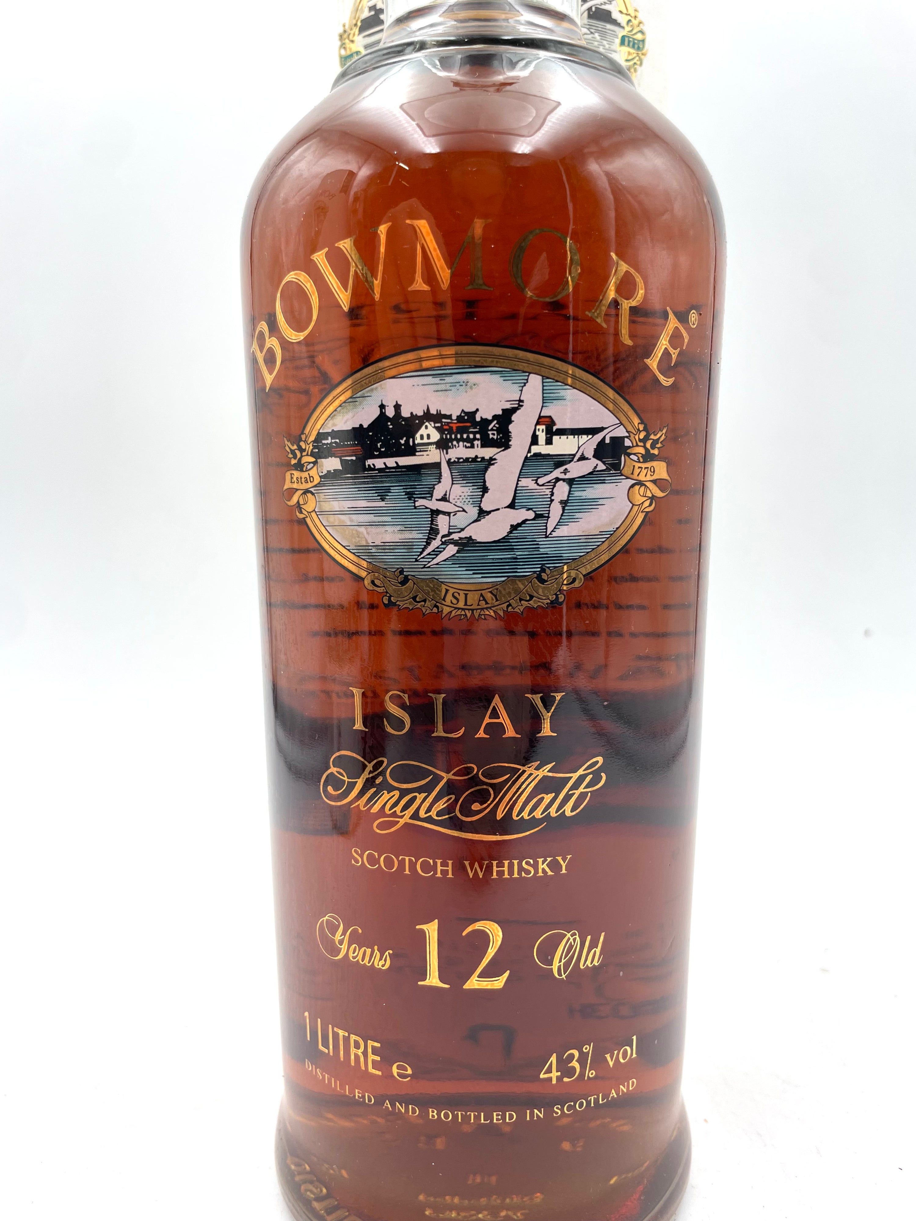 Bowmore - 12 YO Islay Single Malt Scotch Whisky - 1990s