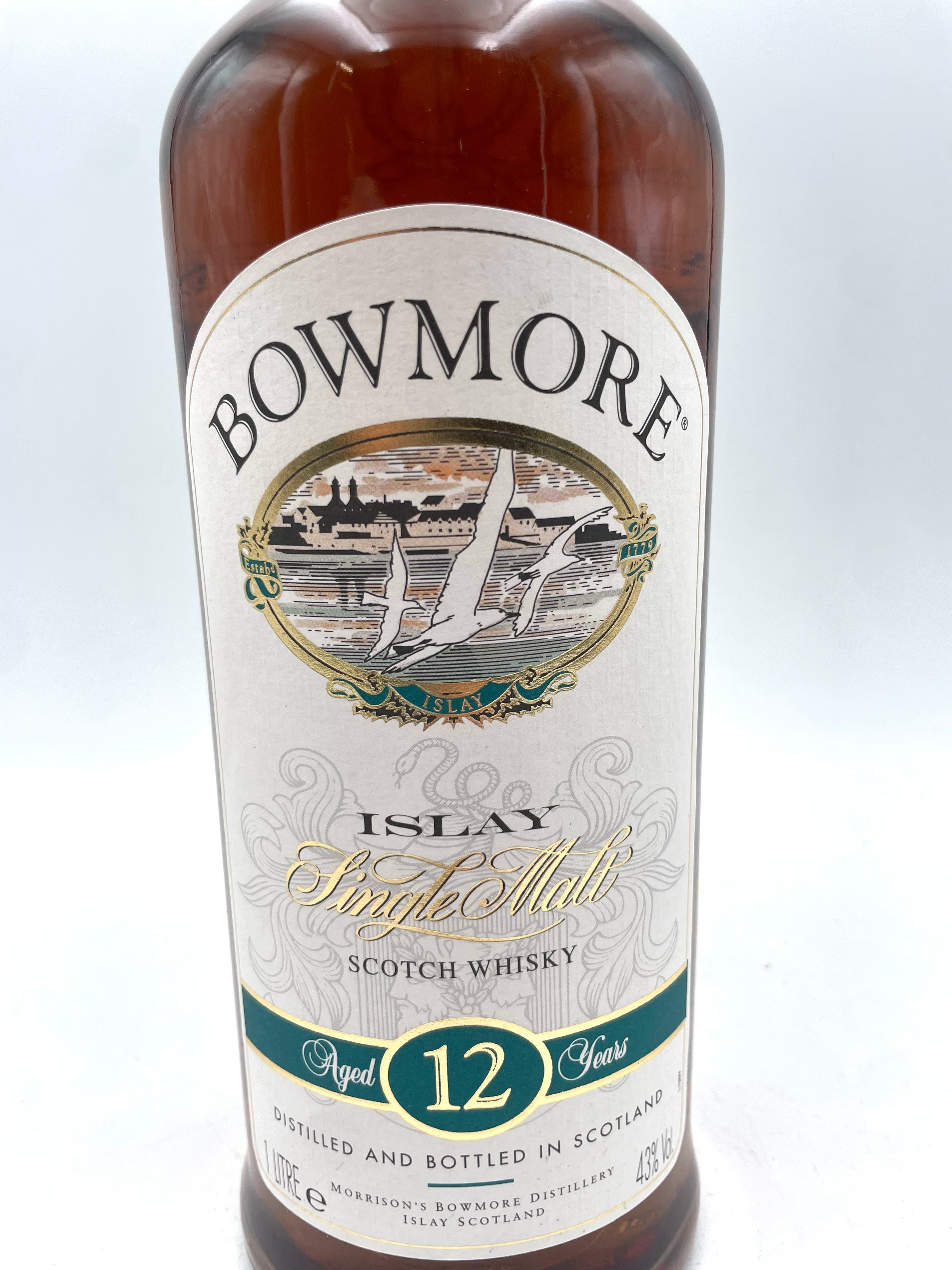 Bowmore - 12 YO Islay Single Malt Scotch Whisky - 1990s