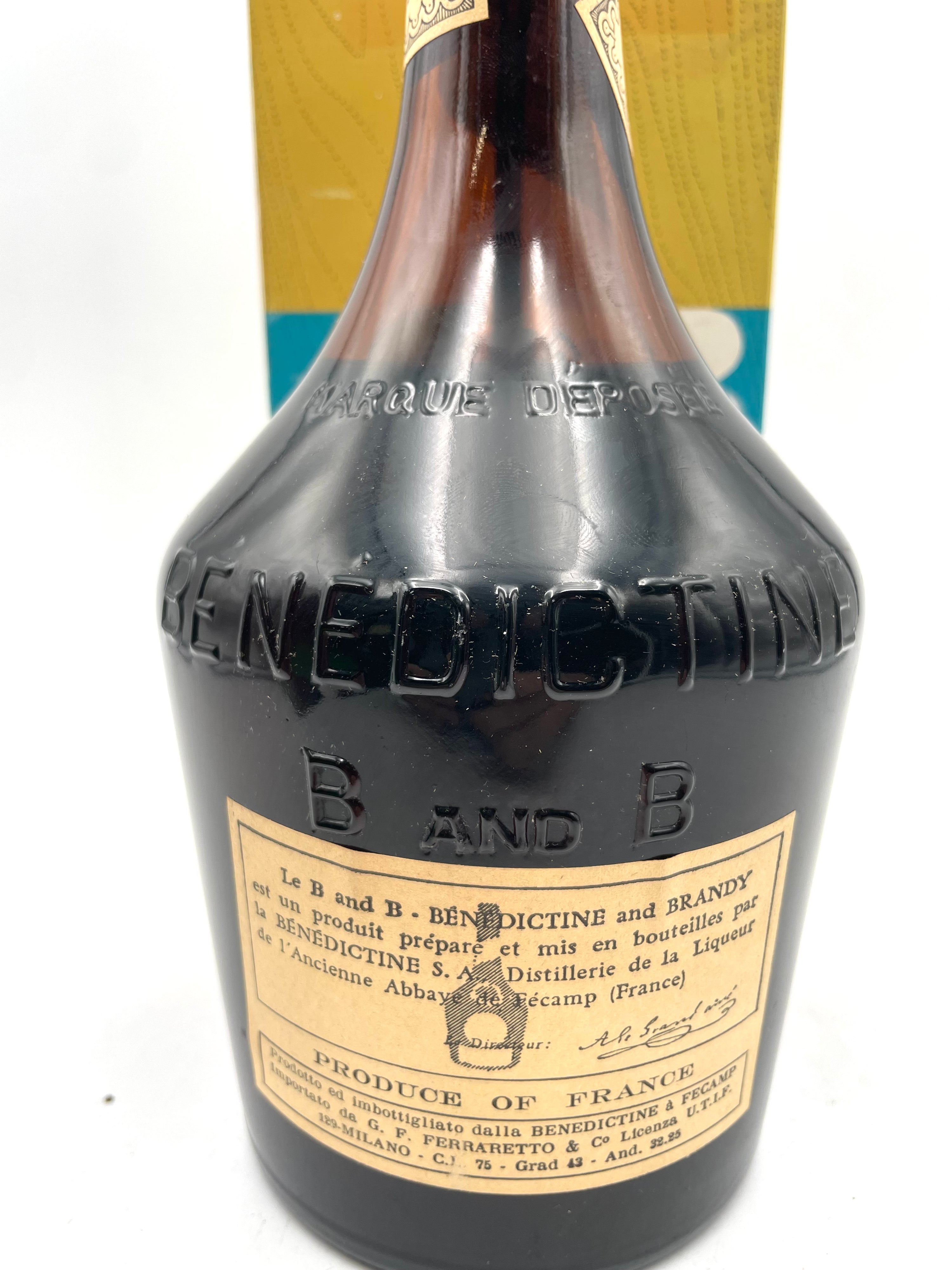DOM Benedictine - B And B Liqueur - 1970s