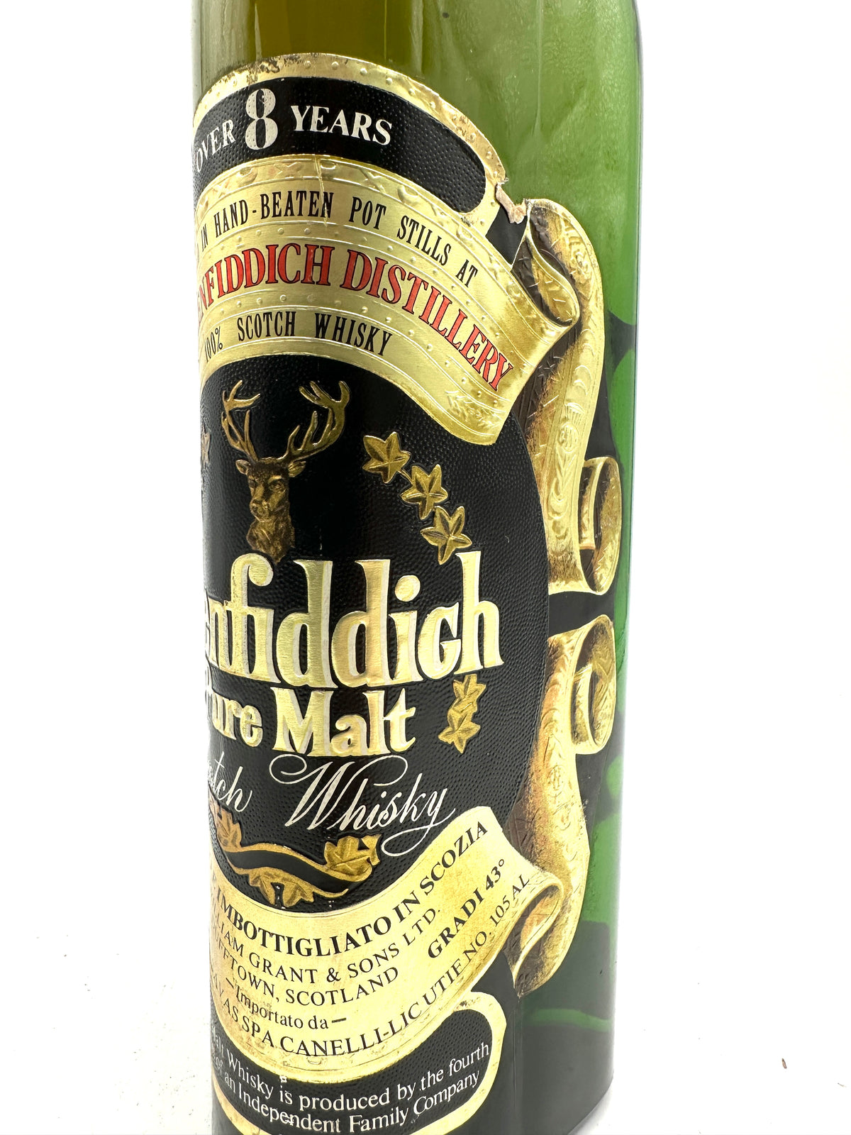Glenfiddich - Over 8 Years Old Pure Malt Scotch Whisky - 1970s