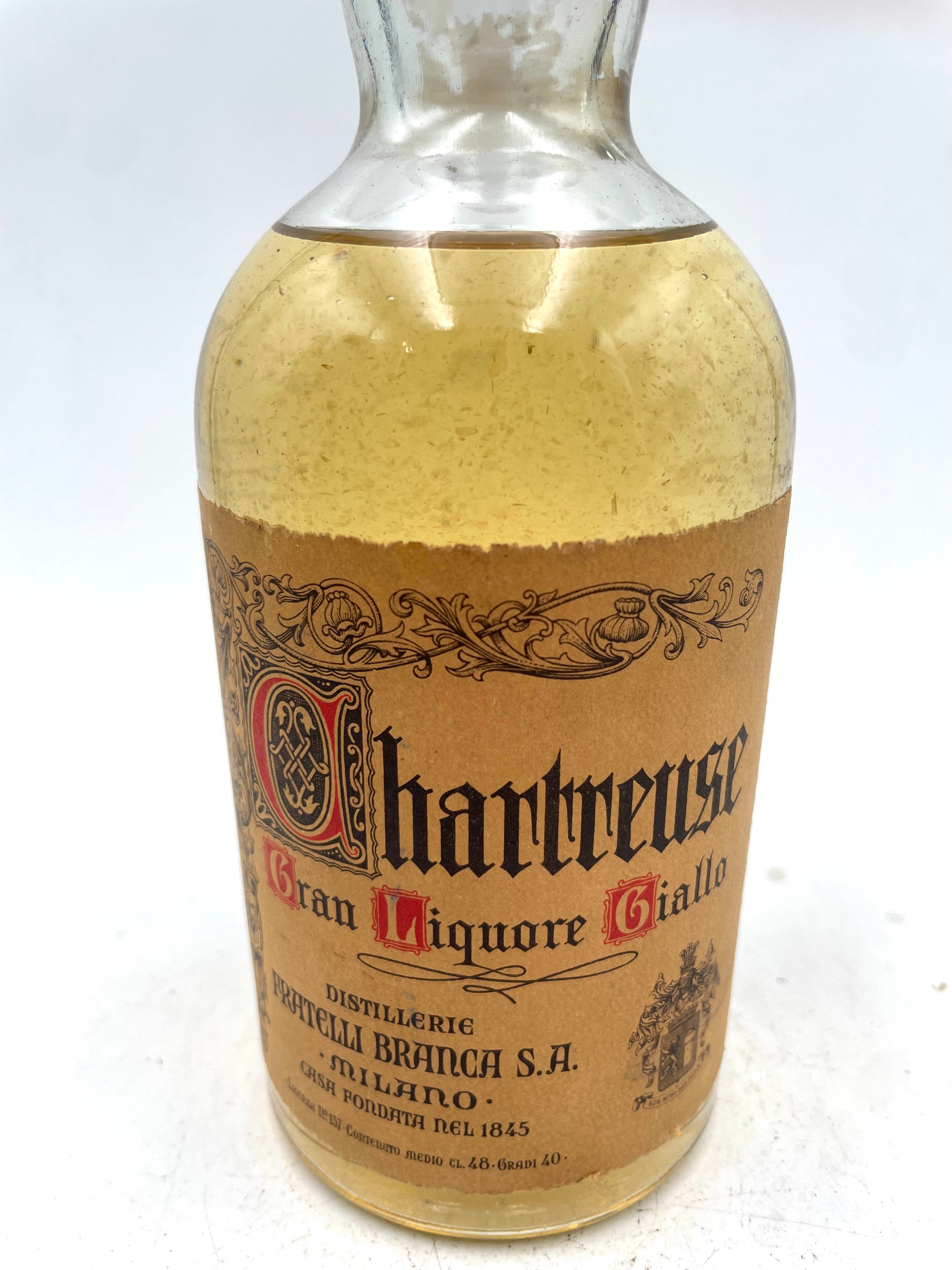 Branca Brothers - Chartreuse Yellow Grand Liqueur - Star Seal 1950s