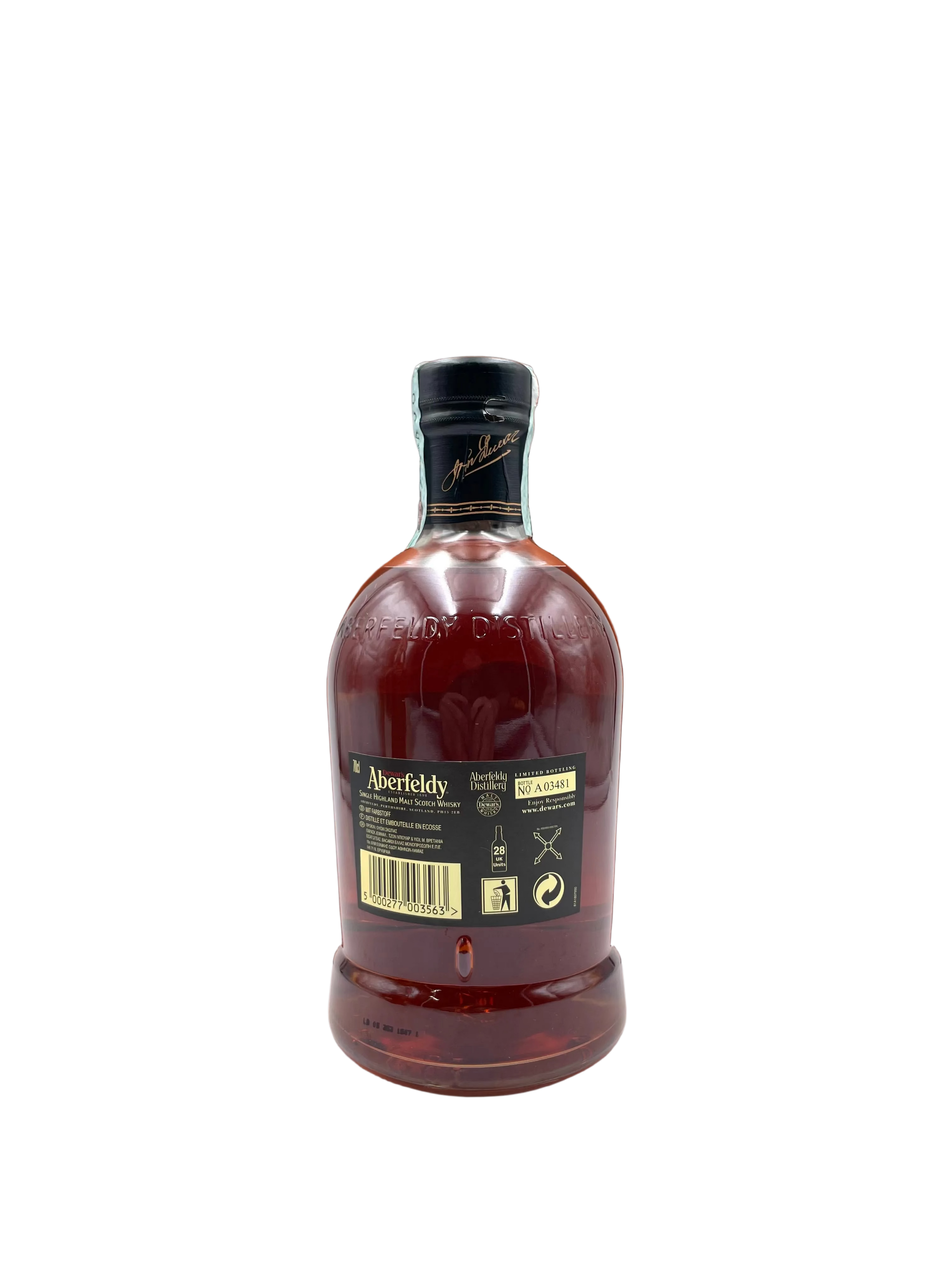 Aberfeldy - 21 YO Single Highland Malt Scotch Whisky - 2000s