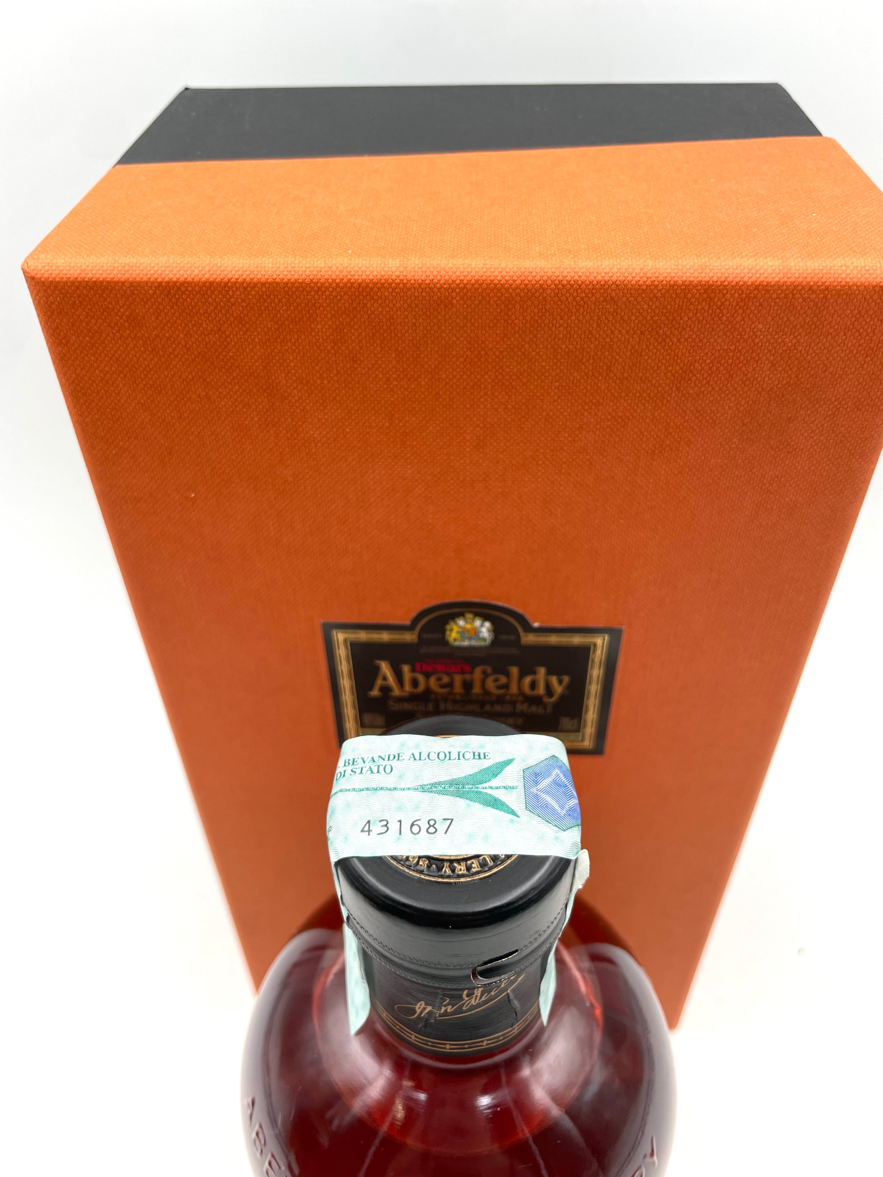 Aberfeldy - 21 YO Single Highland Malt Scotch Whisky - 2000s