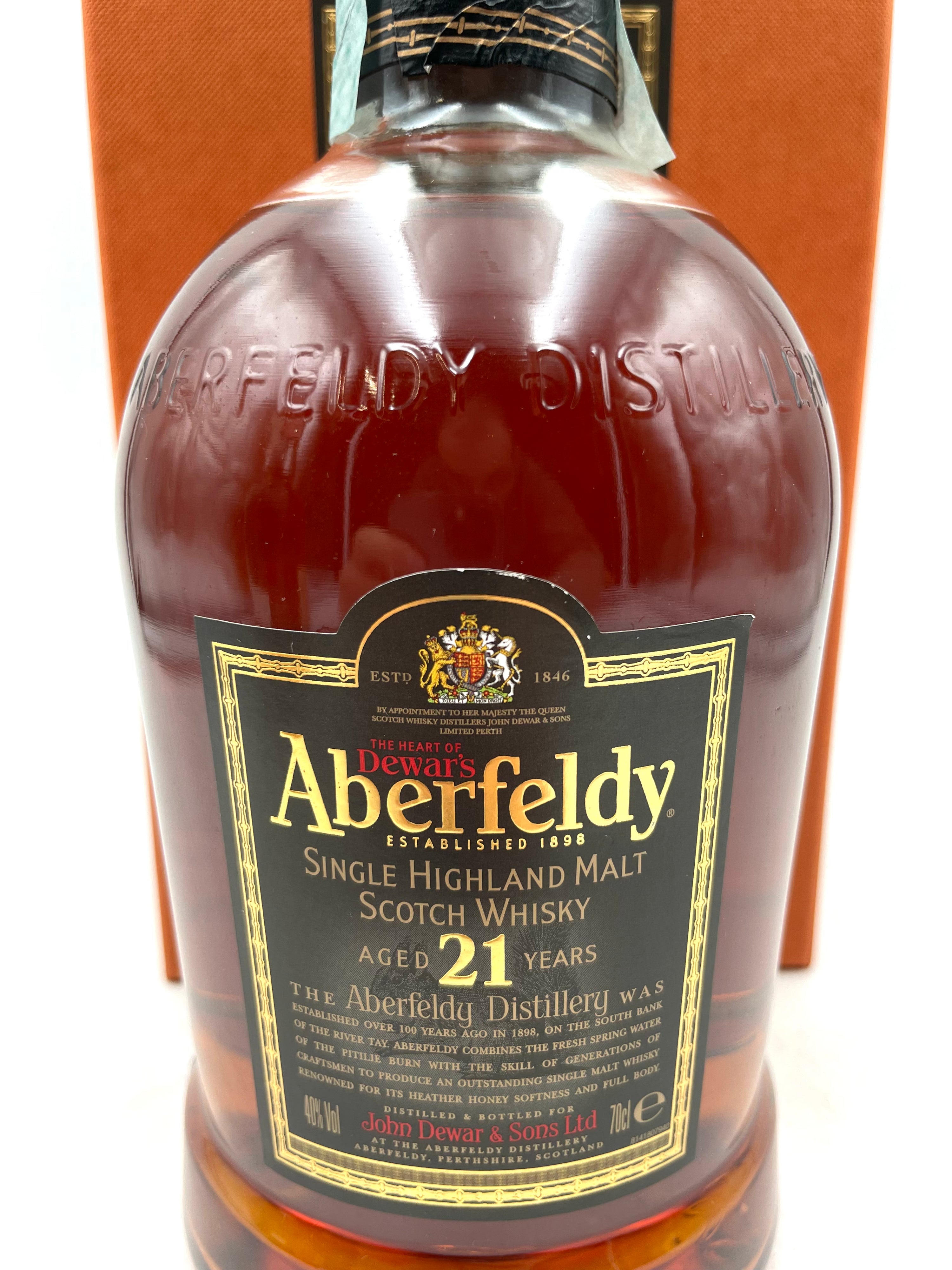 Aberfeldy - 21 YO Single Highland Malt Scotch Whisky - 2000s