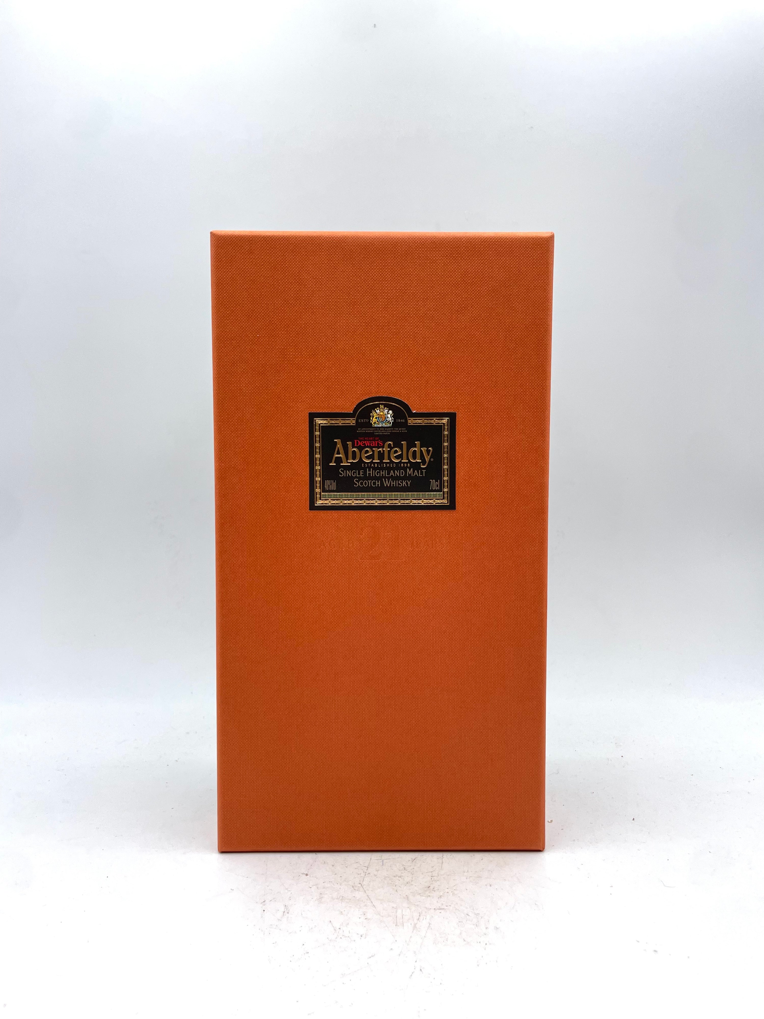 Aberfeldy - 21 YO Single Highland Malt Scotch Whisky - 2000s