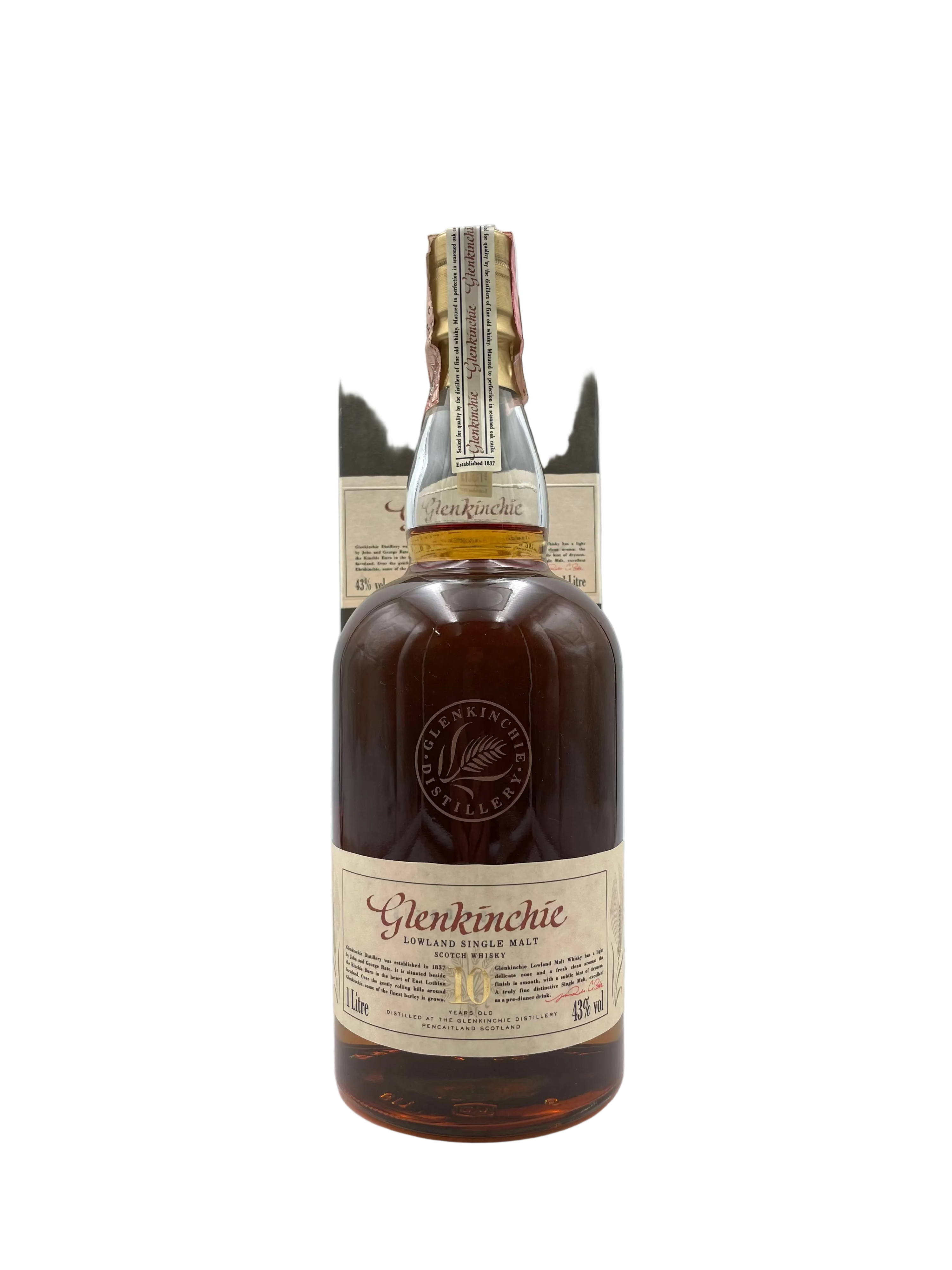 Glenkinchie - 10 YO Lowland Single Malt Scotch Whisky - Anni '80s