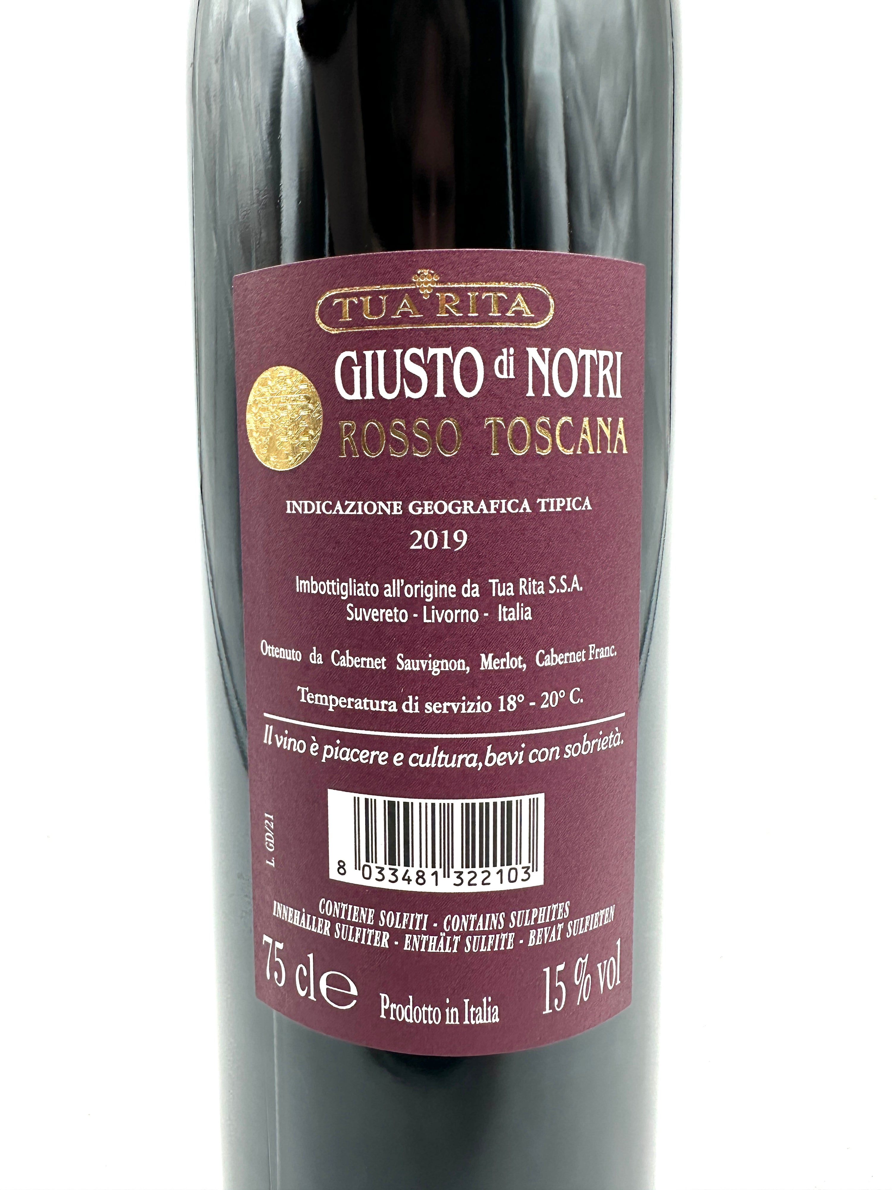 2019 - Tua Rita - Giusto di Notri