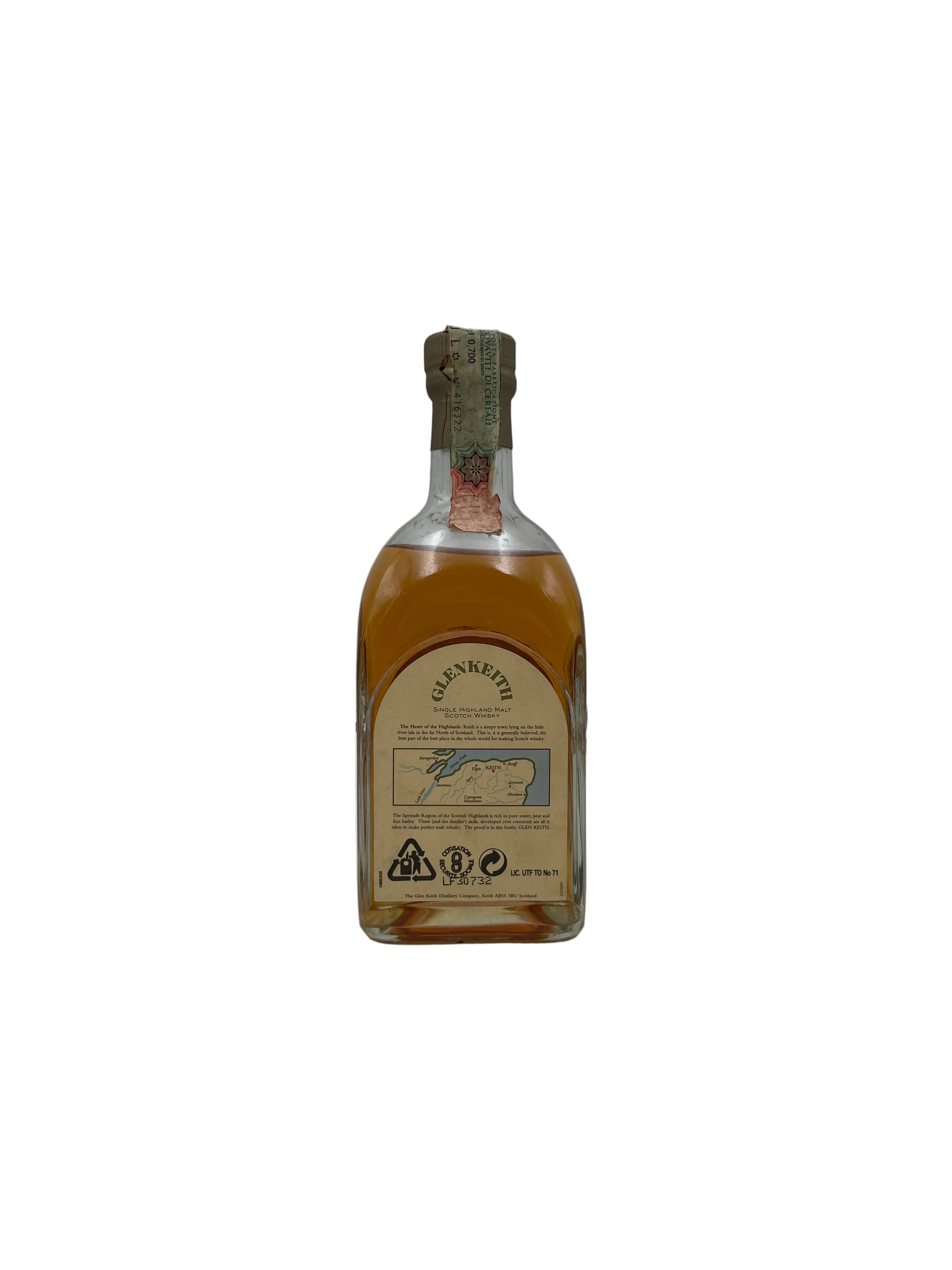 1983 - Glen Keith - Single Highland Malt Scotch WHisky - Bottl. Anni '90s