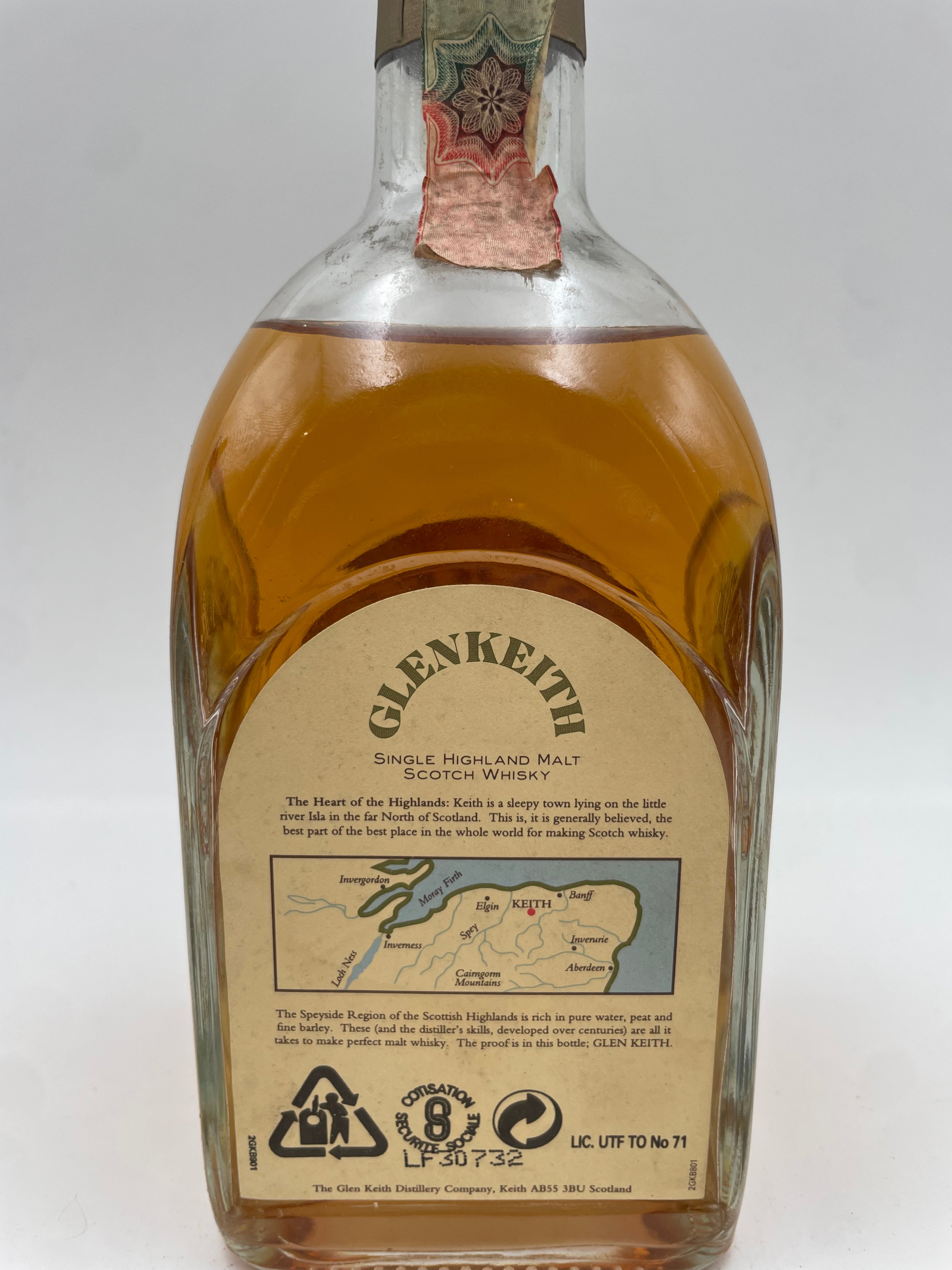 1983 - Glen Keith - Single Highland Malt Scotch Whisky - Bottled 1990s