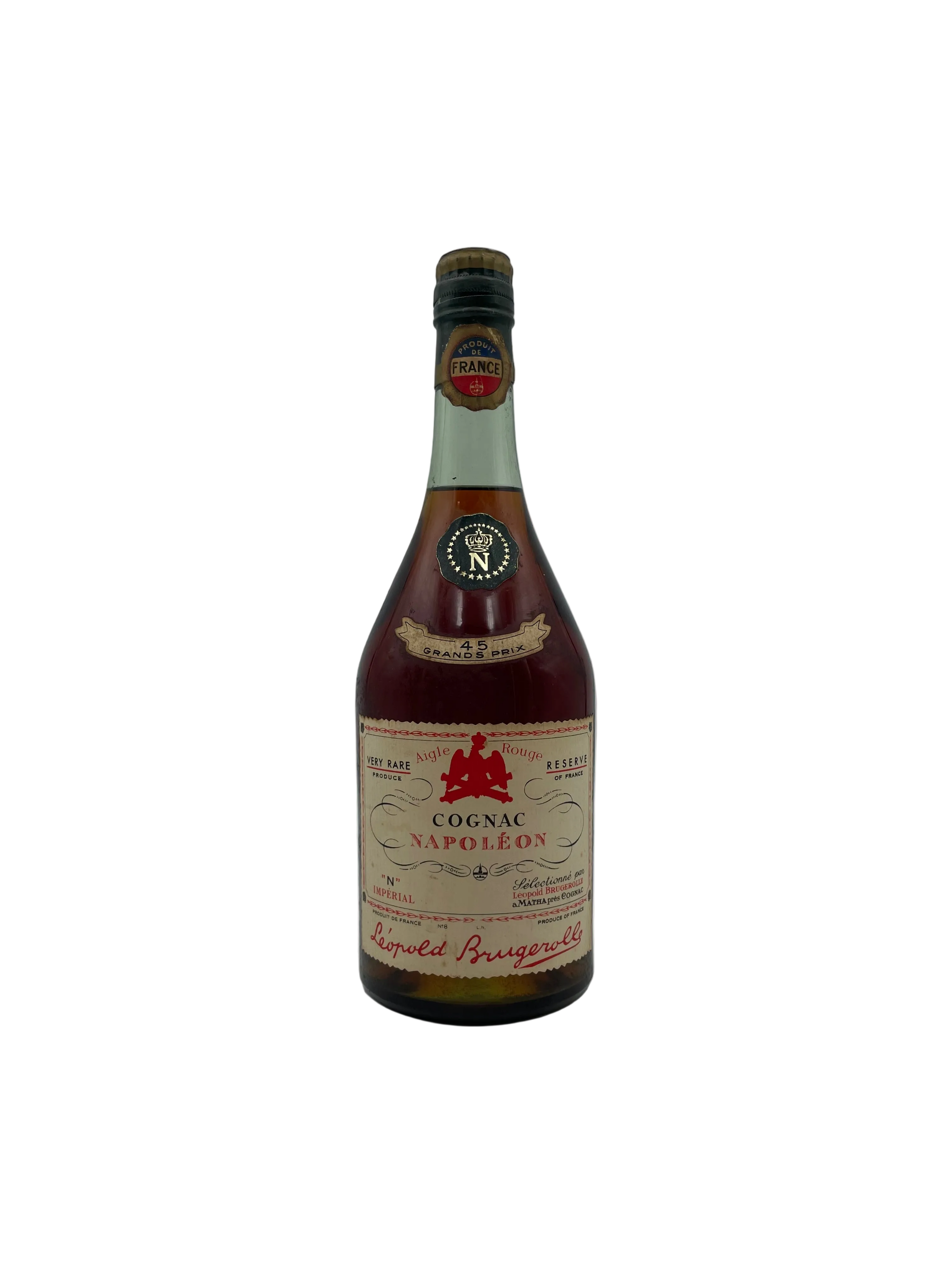 1947 - Leopold Brugerolle - Cognac Napoleon Aigle Rouge