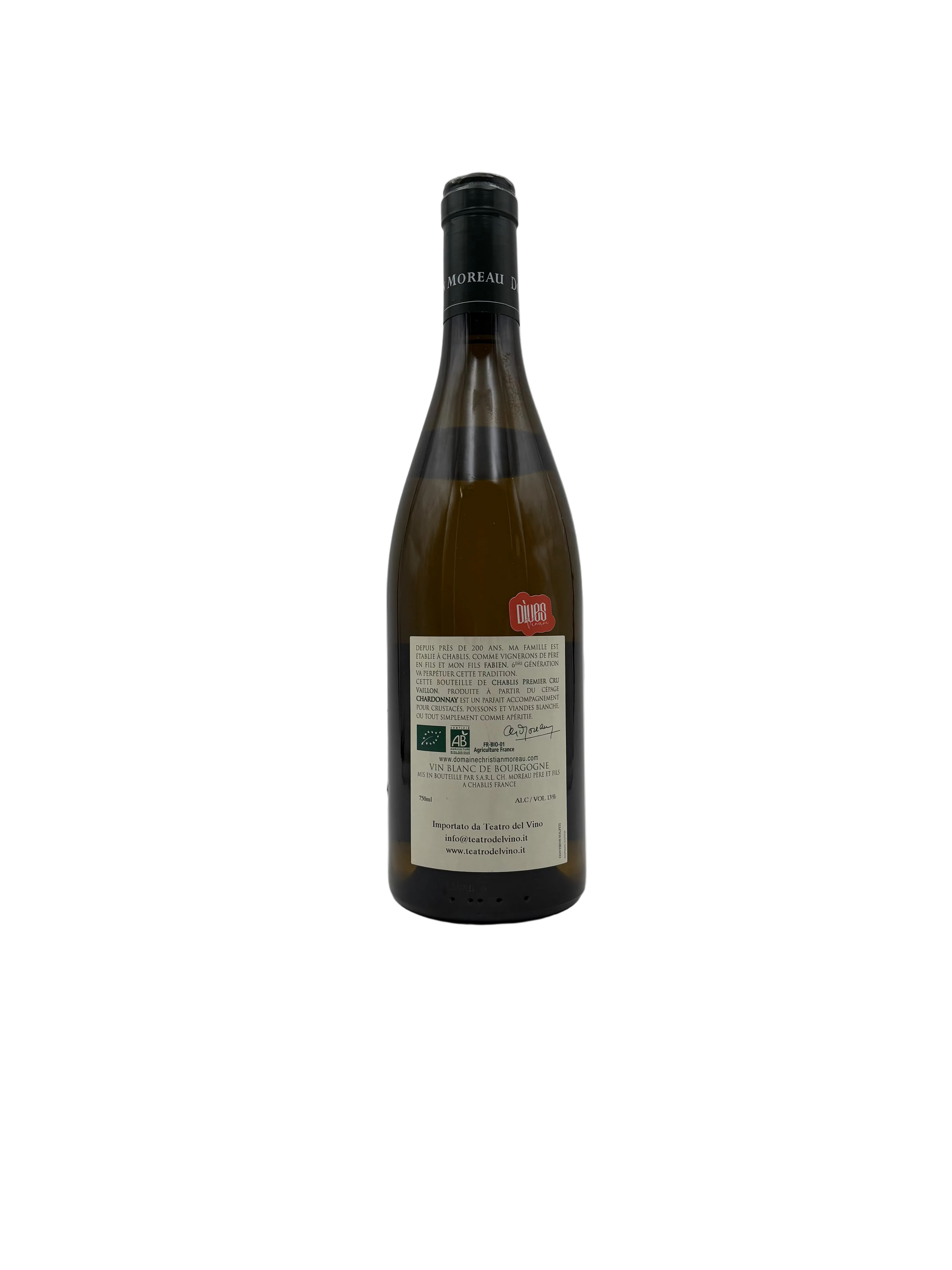 2020 - Domaine Christian Moreau Père & Fils - Chablis 1er Cru Vaillon