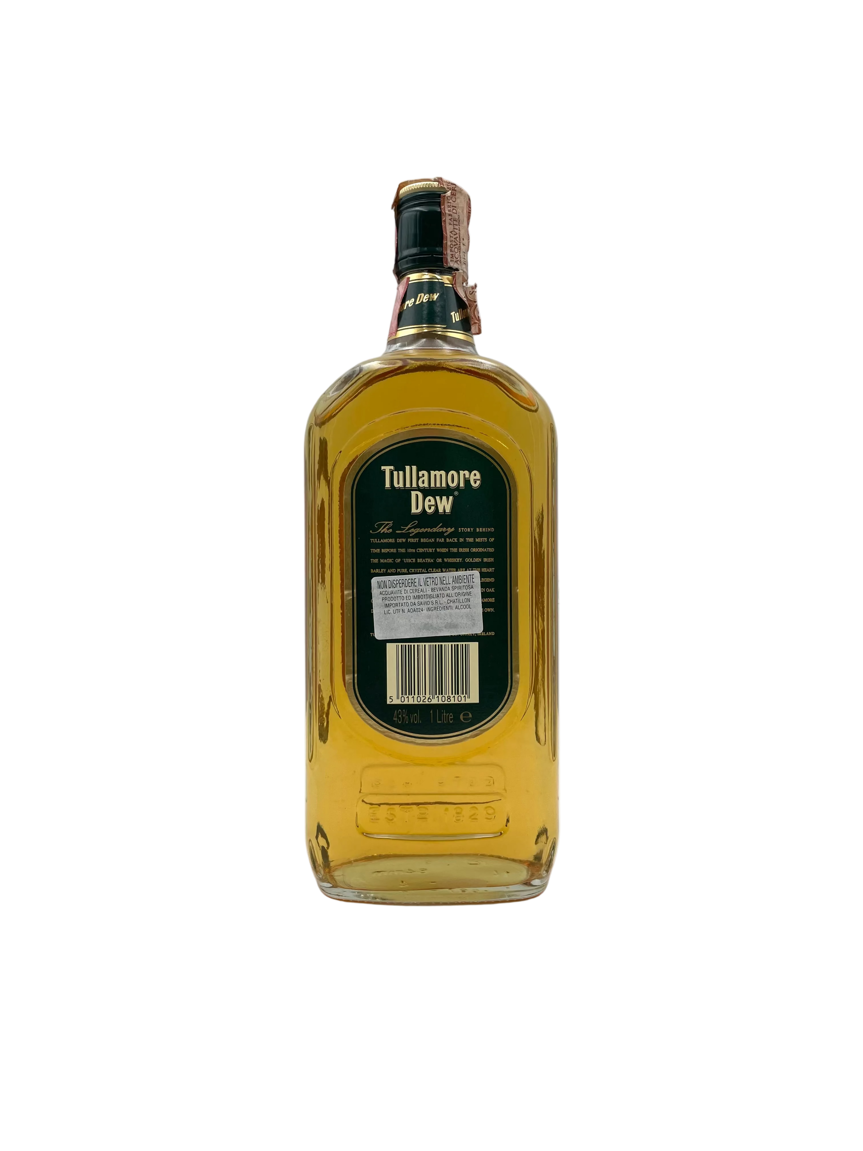 Tullamore Dew - The Legendary Irish Whiskey - Anni '80s