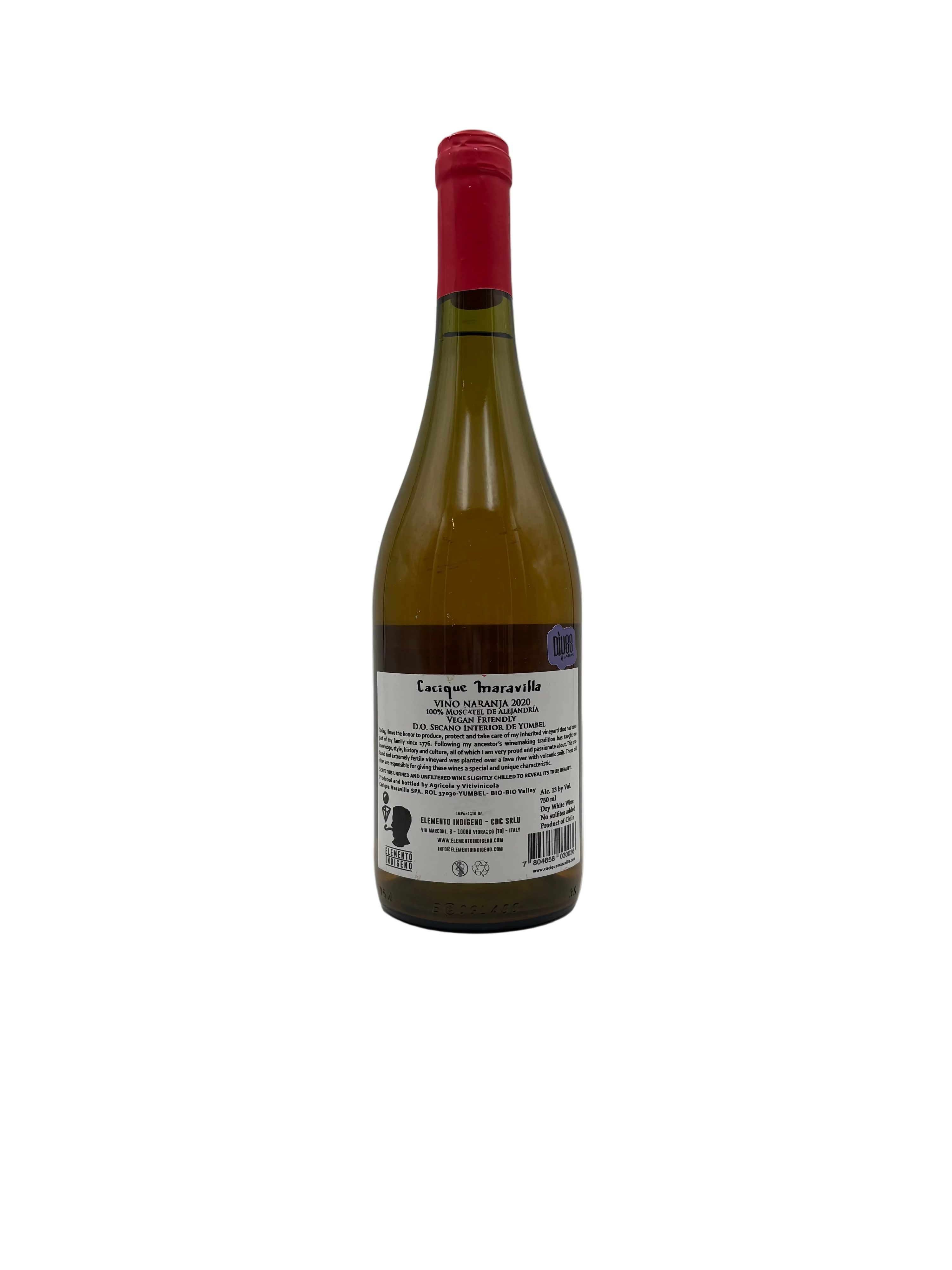 2020 - Cacique Maravilla - Vino Naranja Moscatel de Alejandría