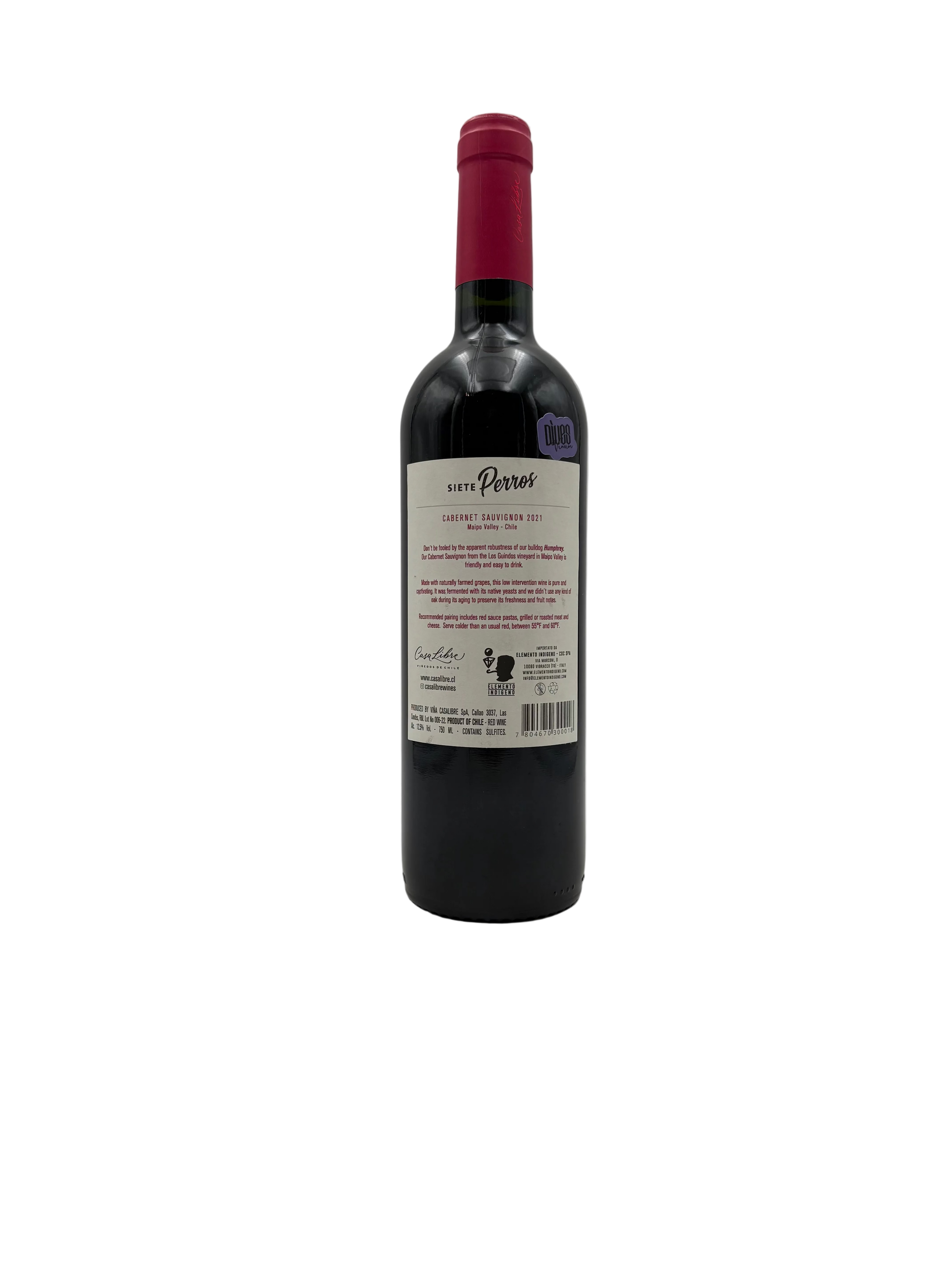 2021 - Siete Perros - Cabernet Sauvignon