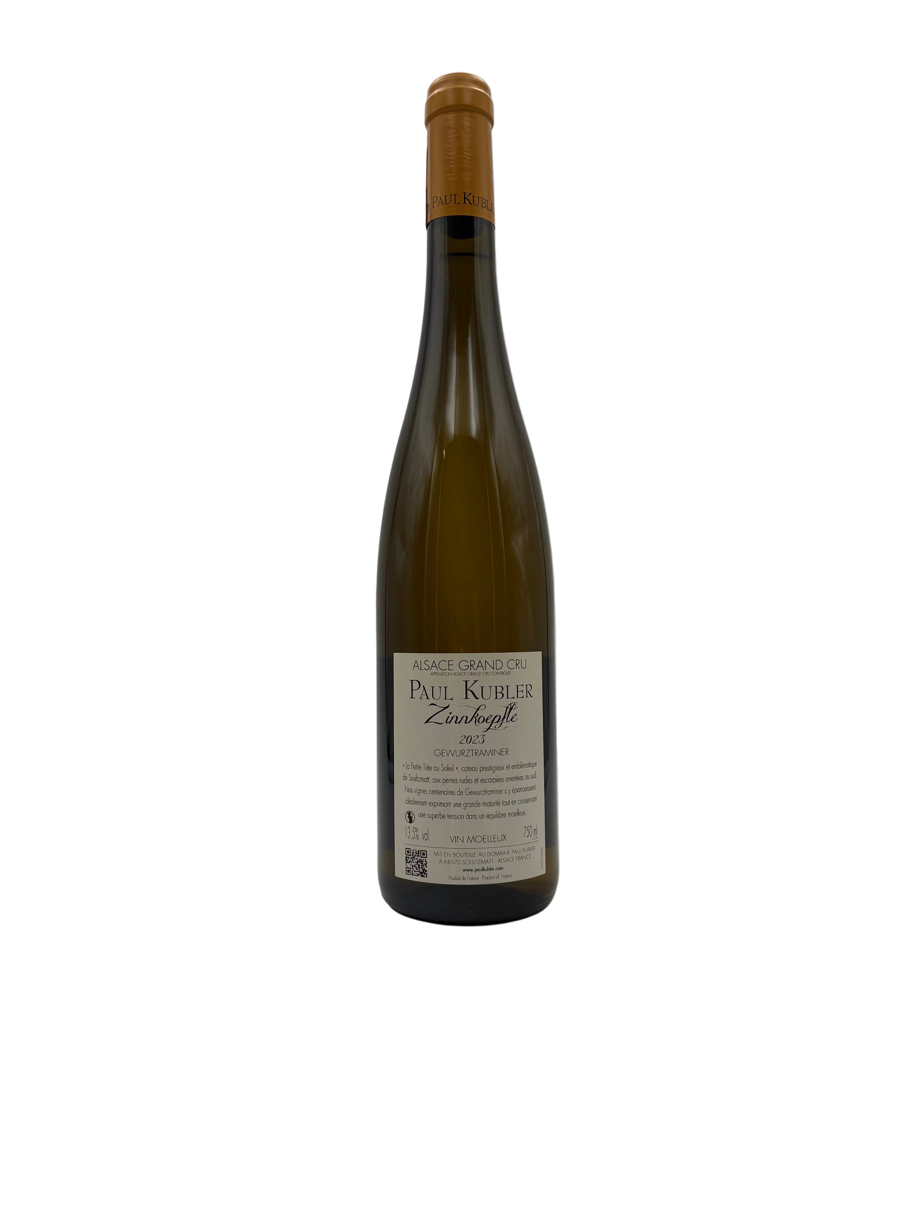 2023 - Domaine Paul Kubler - Zinnkoepflé Gewurztraminer