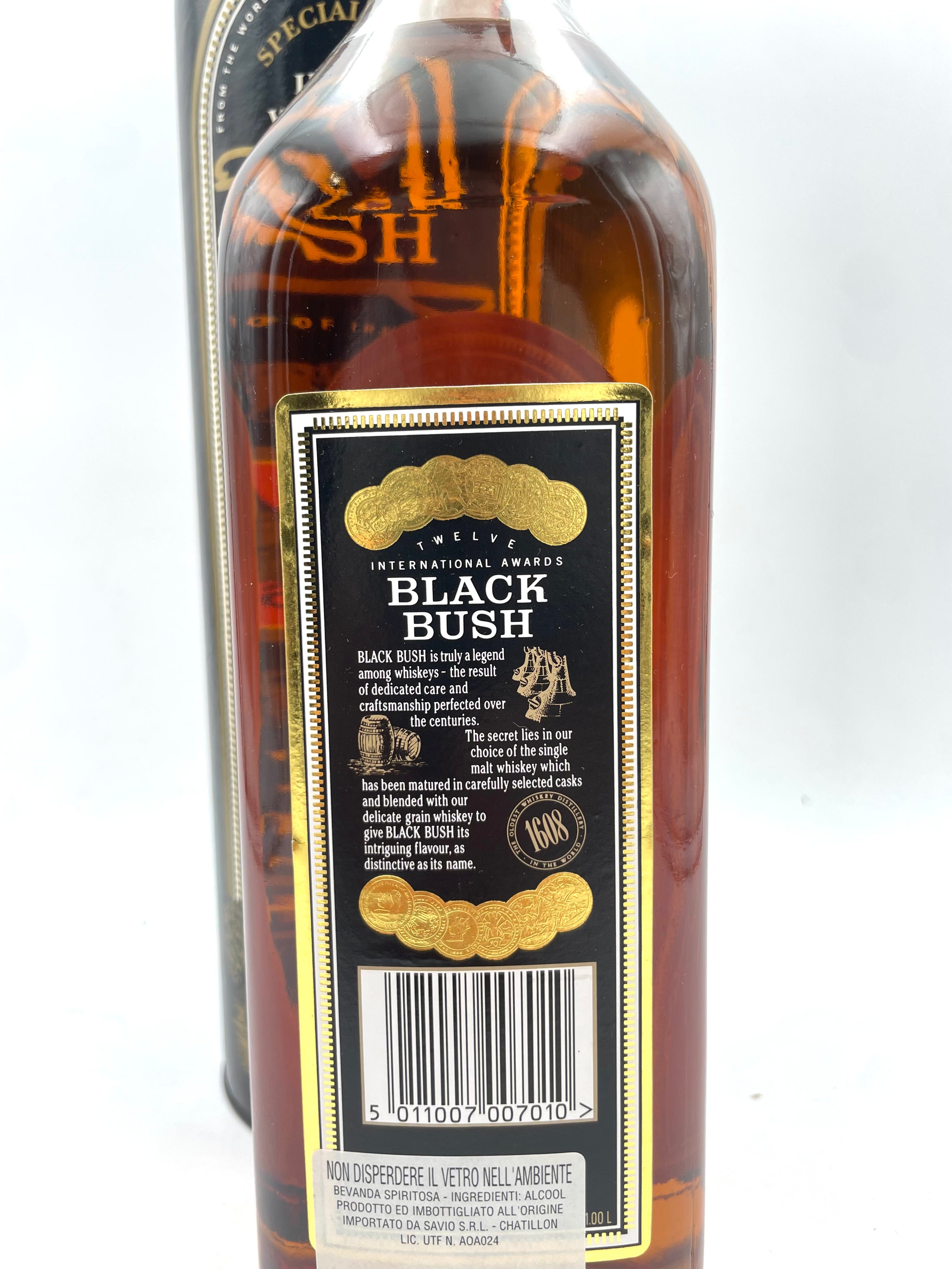 Bushmills - Black Bush Special Old Irish Whiskey - 1980s